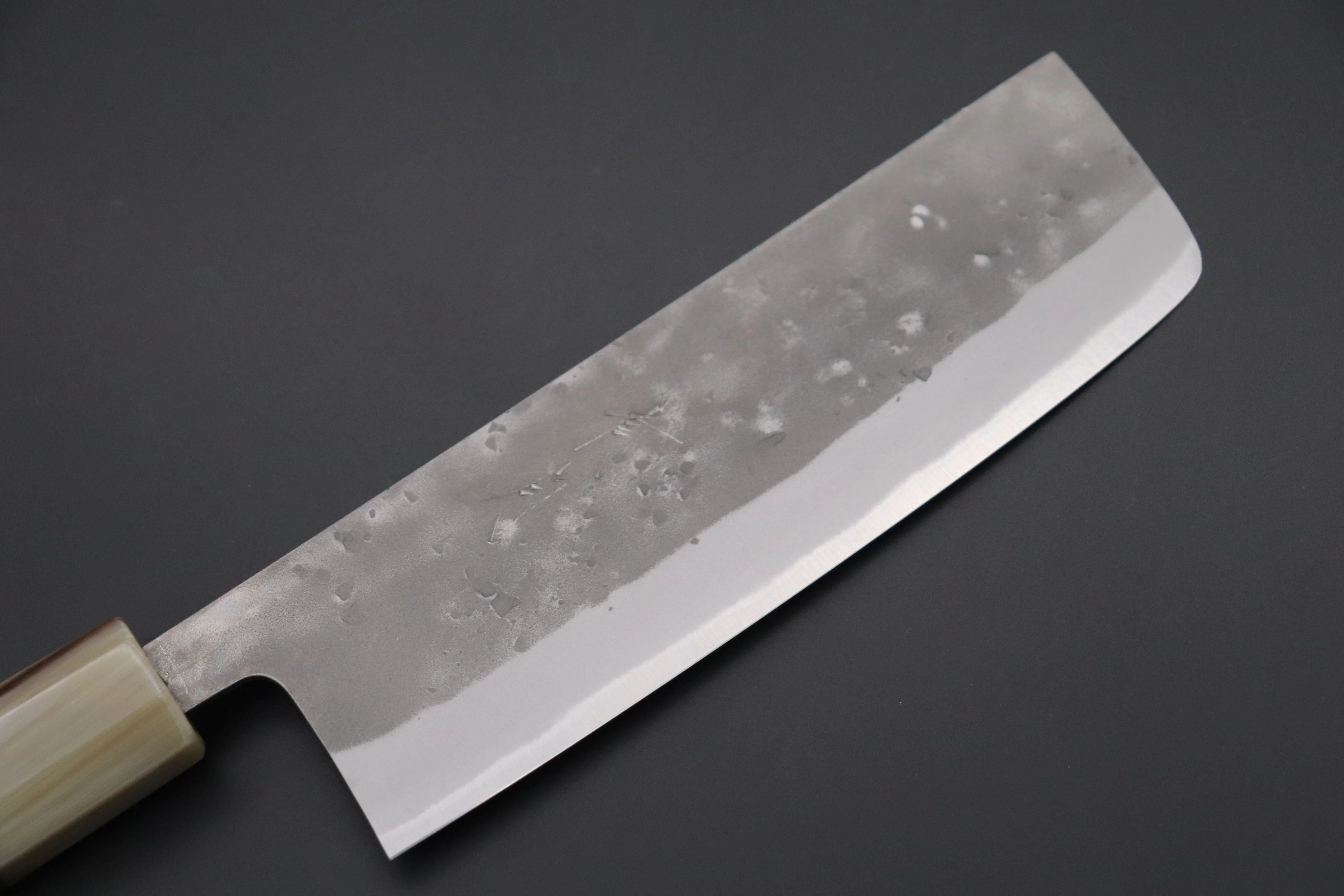 JCK Natures "Super Blue Moon Series" BMS-4 Nakiri 165mm (6.4 inch, Octagonal Desert Ironwood Handle) - Image 2