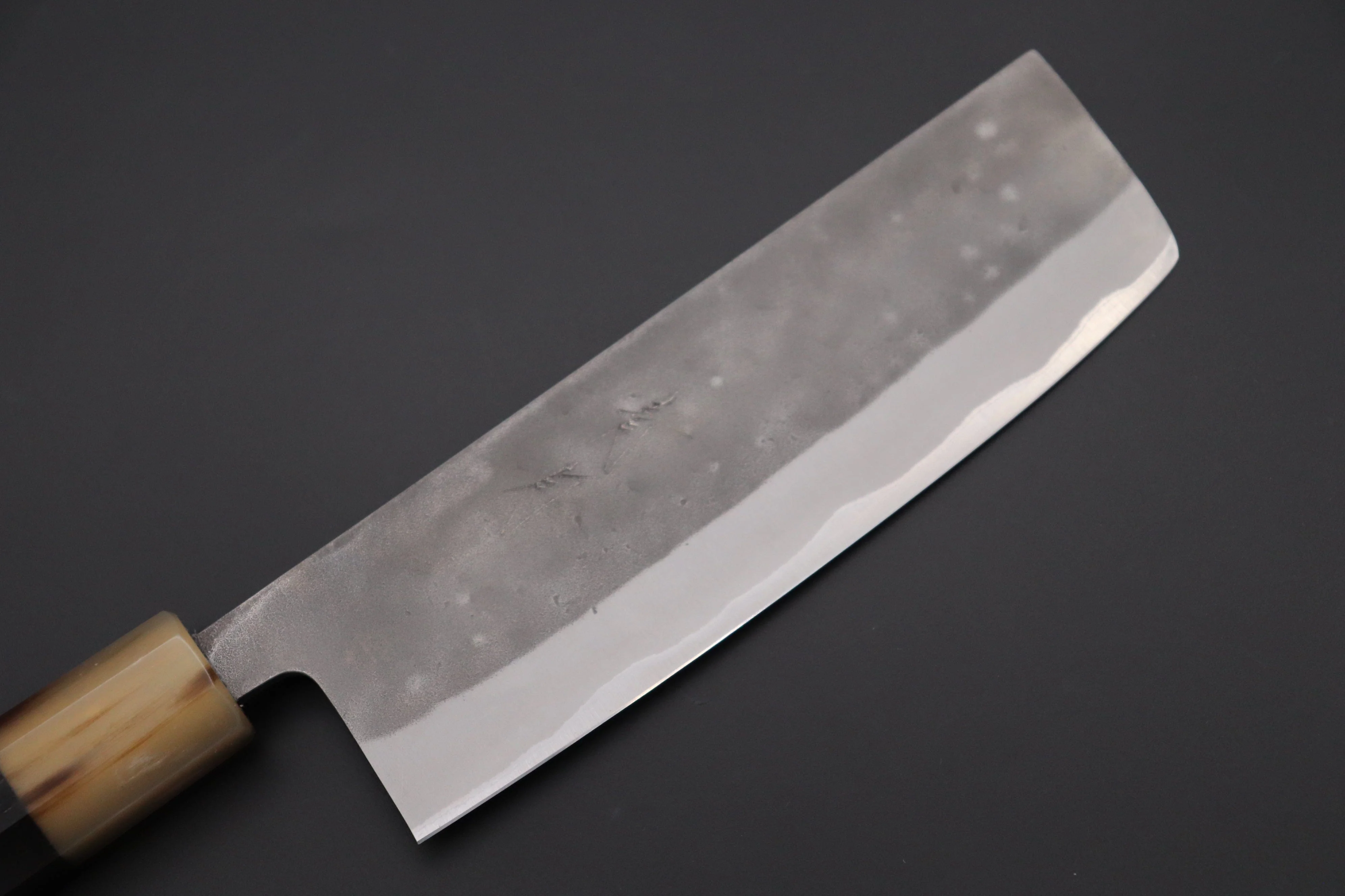 JCK Natures "Super Blue Moon Series" BMS-4E Nakiri 165mm (6.4 inch, Octagonal Ebonywood Handle) - Image 2