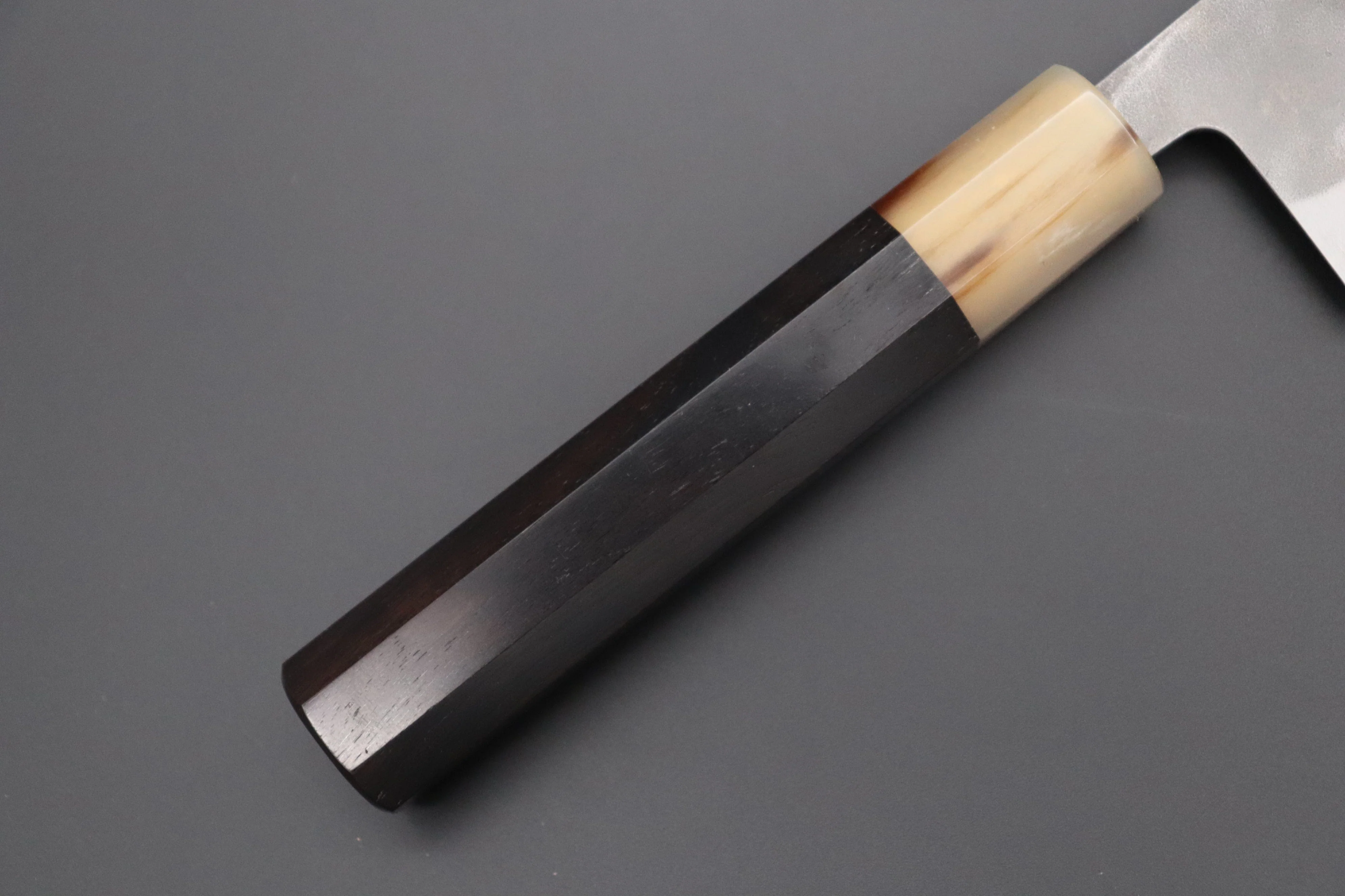 JCK Natures "Super Blue Moon Series" BMS-4E Nakiri 165mm (6.4 inch, Octagonal Ebonywood Handle) - Image 3