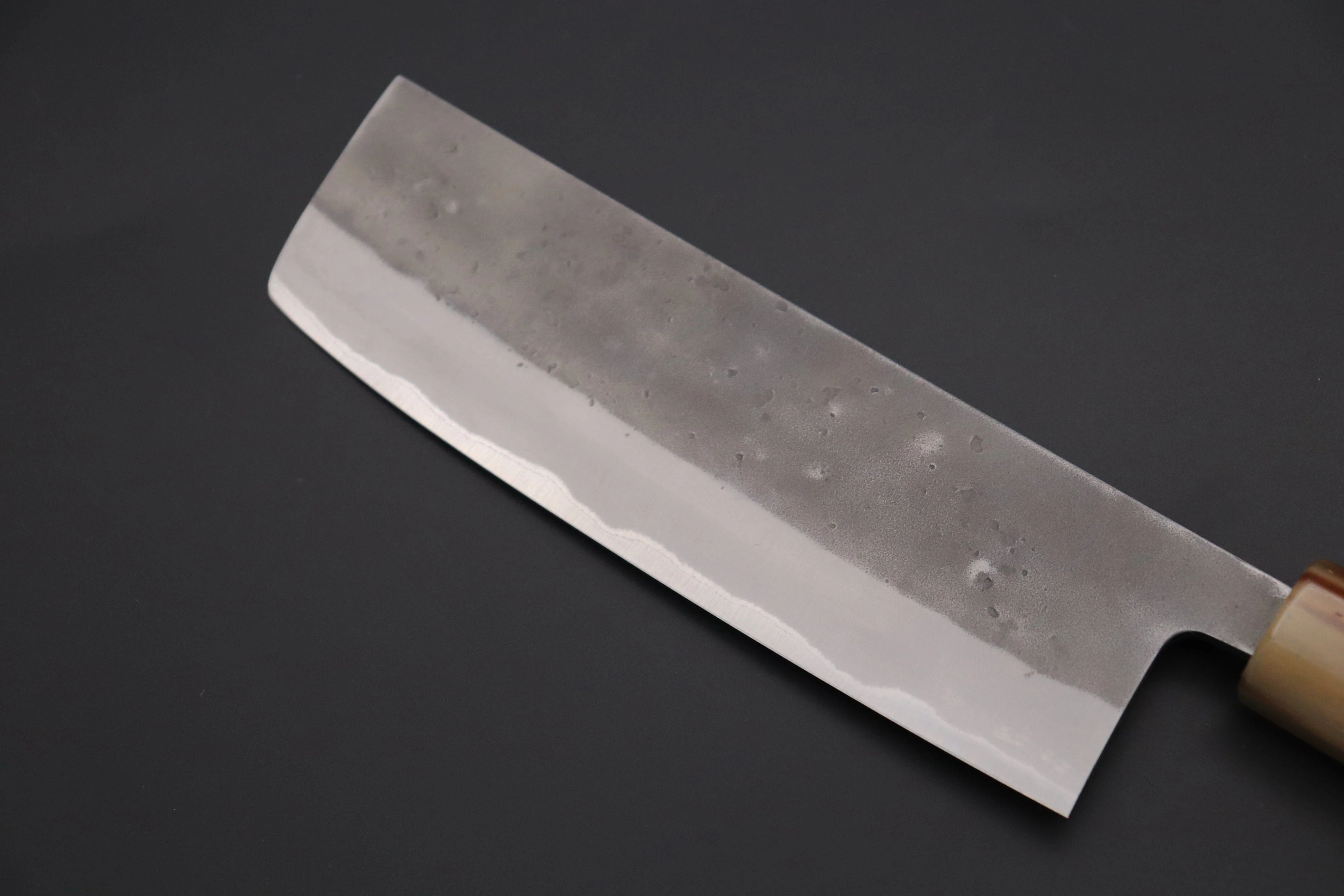 JCK Natures "Super Blue Moon Series" BMS-4E Nakiri 165mm (6.4 inch, Octagonal Ebonywood Handle) - Image 6