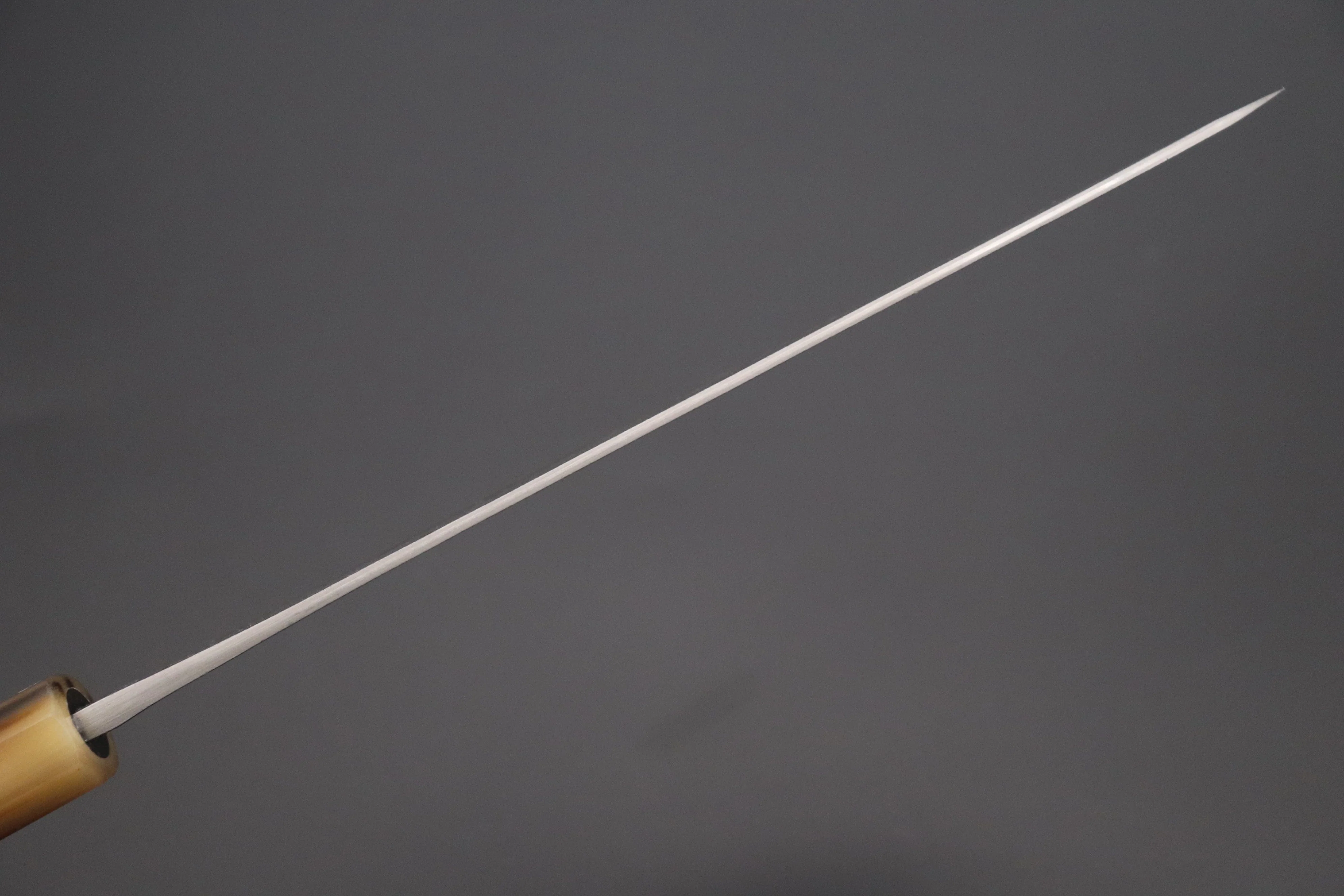 JCK Natures "Super Blue Moon Series" BMS-5E Wa Gyuto 210mm (8.2 inch, Octagonal Ebonywood Handle) - Image 5