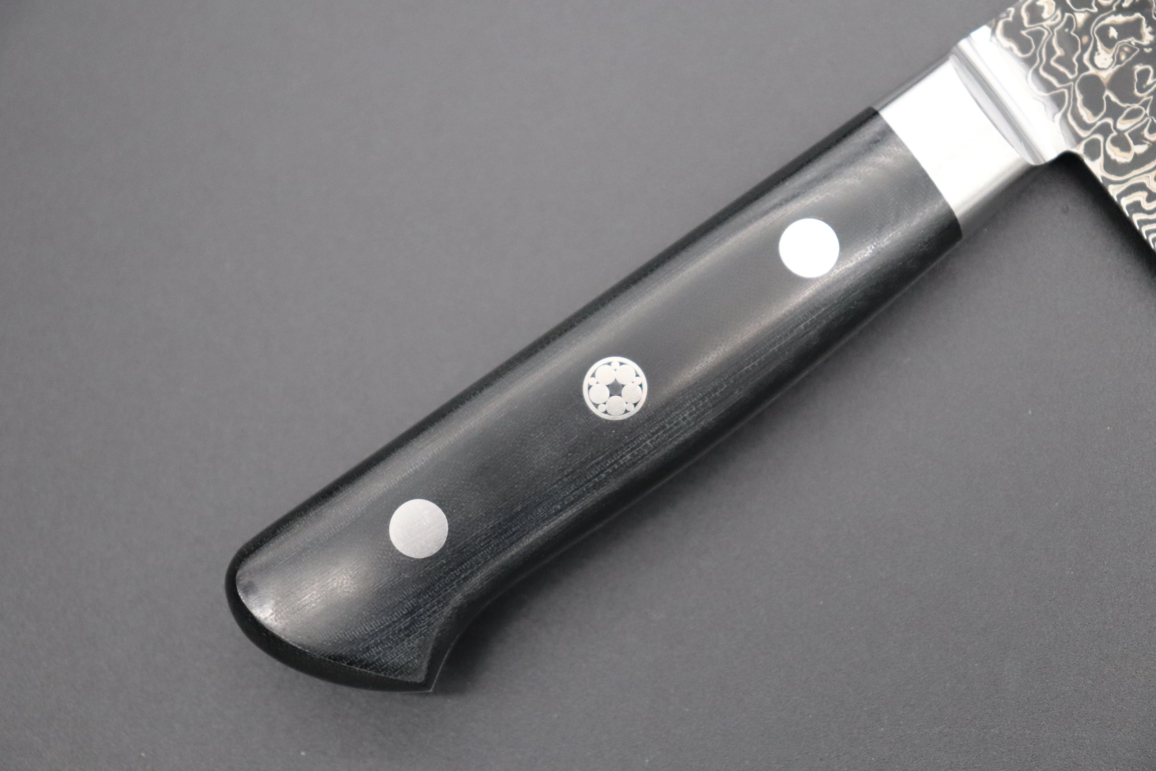 JCK Original Kagayaki R-2 Black Damascus Series YU-3 Gyuto 210mm (8.2inch) - Image 3