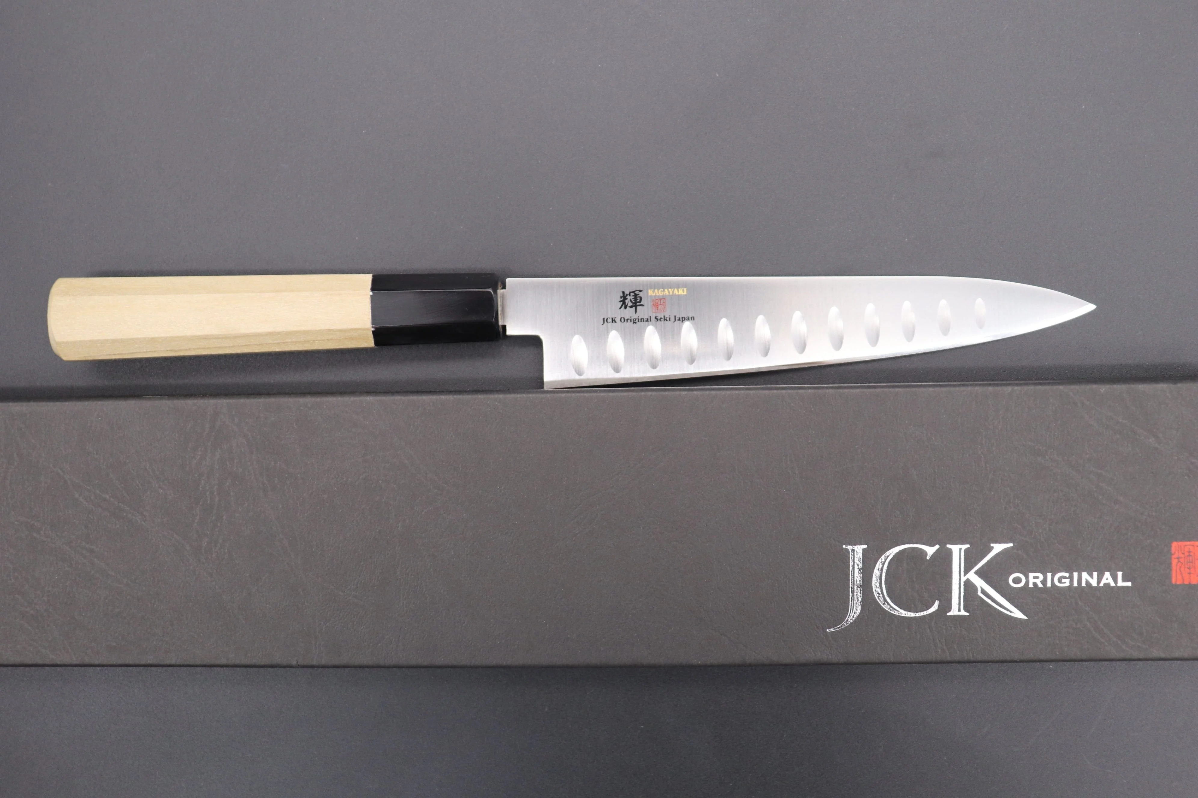JCK Original Kagayaki Basic WA Series VG-10 with Dimples KV-WPD Petty 150mm (5.9 inch) - Image 8