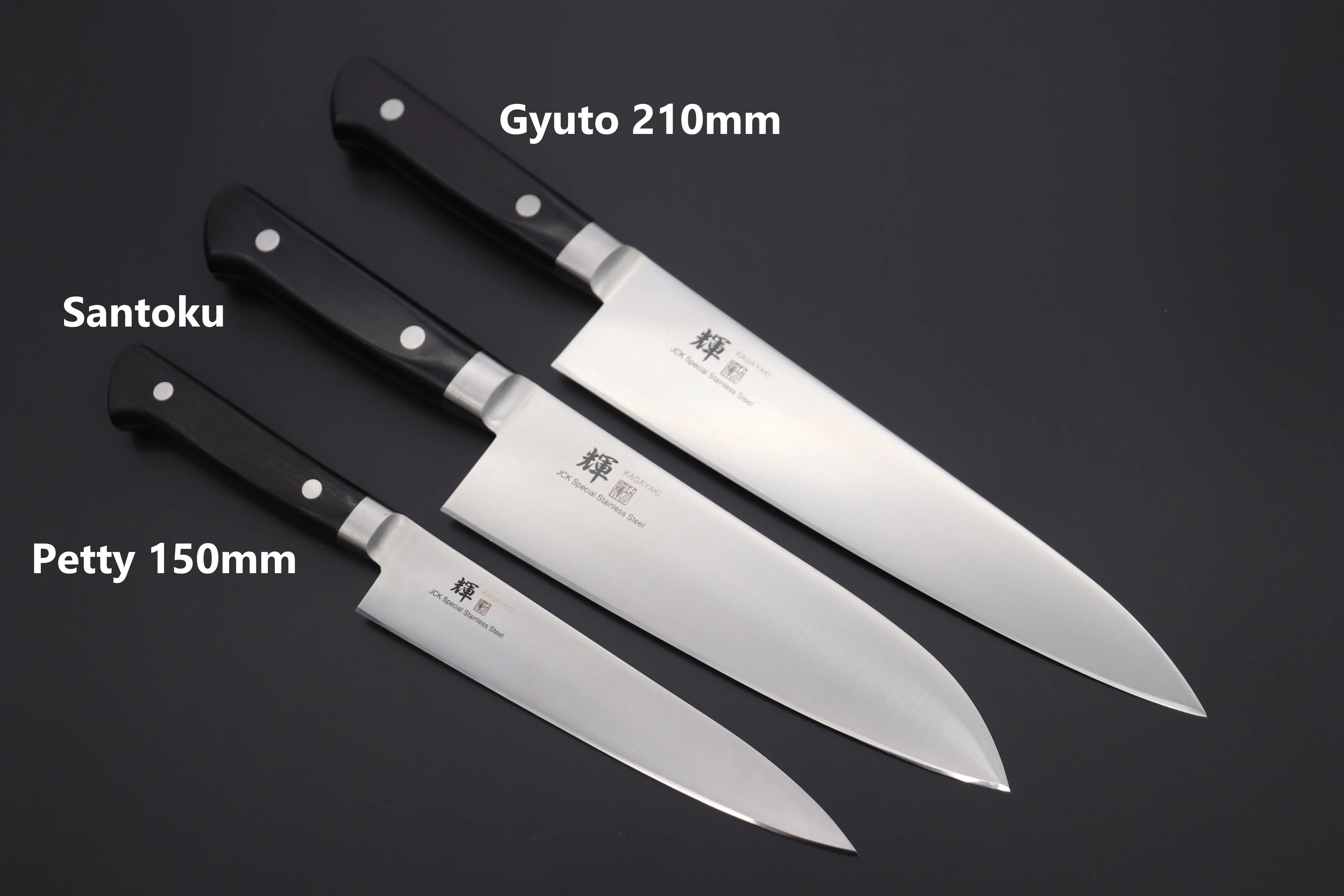 JCK Special Set "First Japanese Knife Set Type II" JCK Original Kagayaki - Image 3