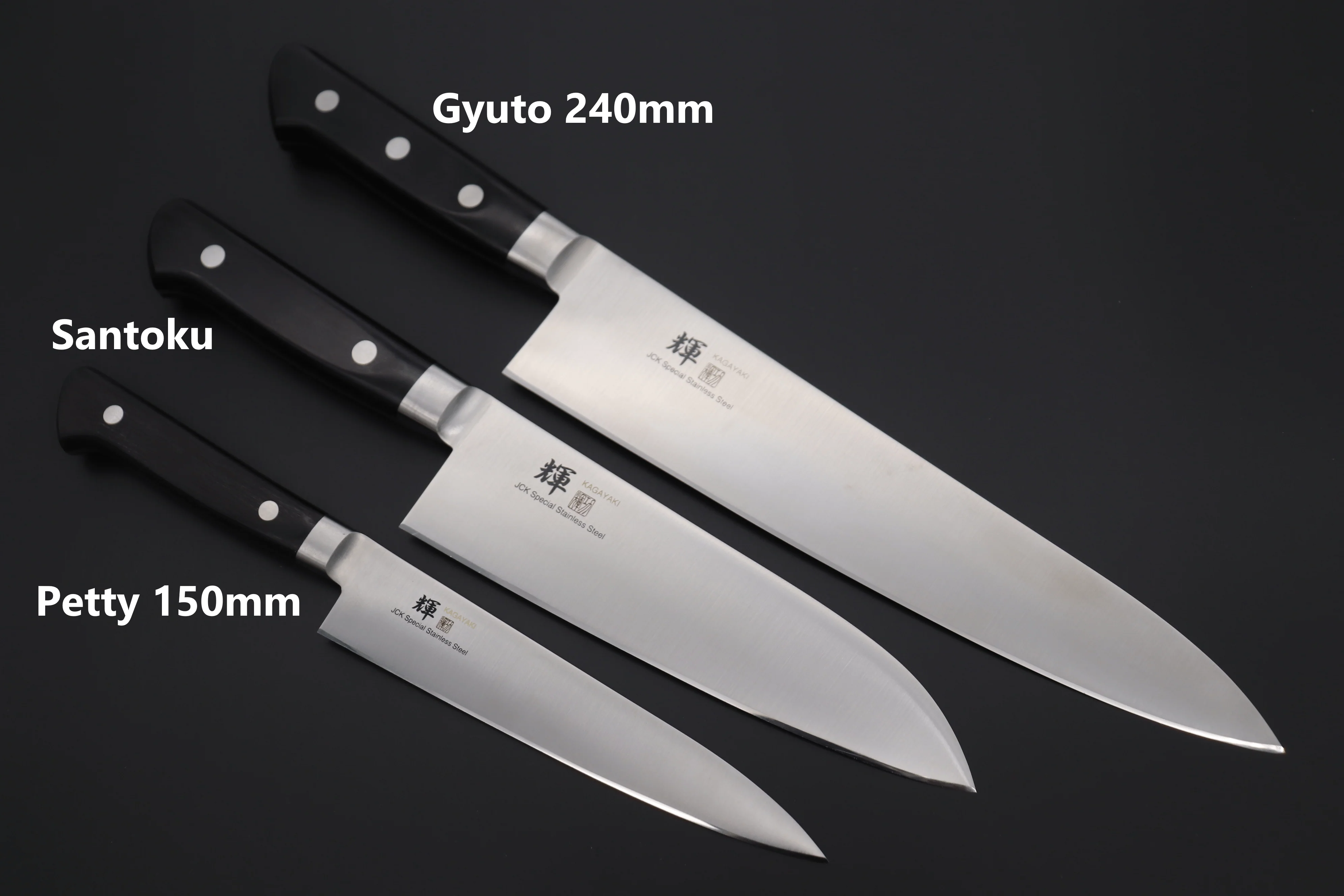 JCK Special Set "First Japanese Knife Set Type II" JCK Original Kagayaki - Image 4