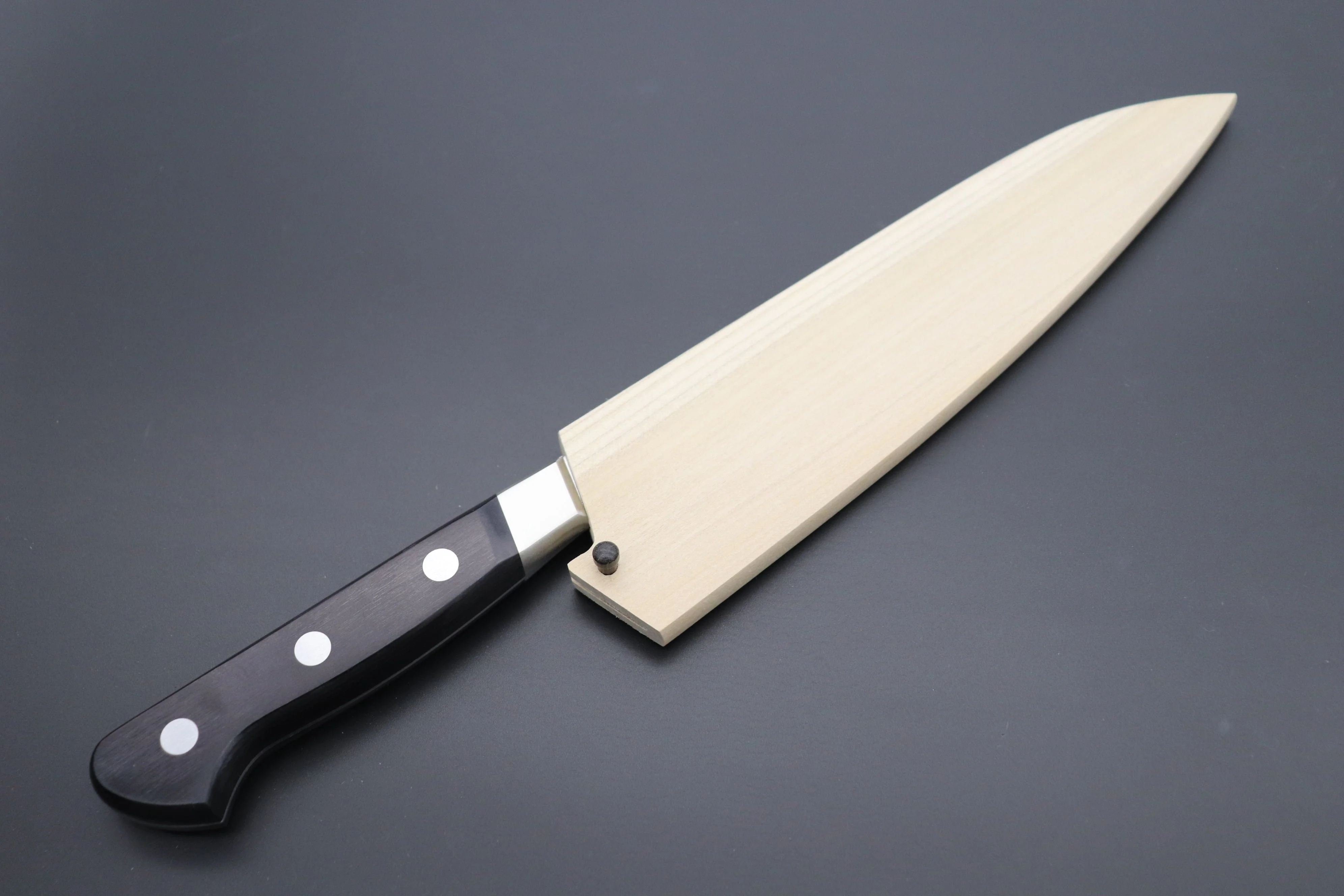 Magnolia Wooden Saya for Misono UX10 No.711 Gyuto 180mm(UX10 Dimples No.761 Gyuto180mm) - Image 2