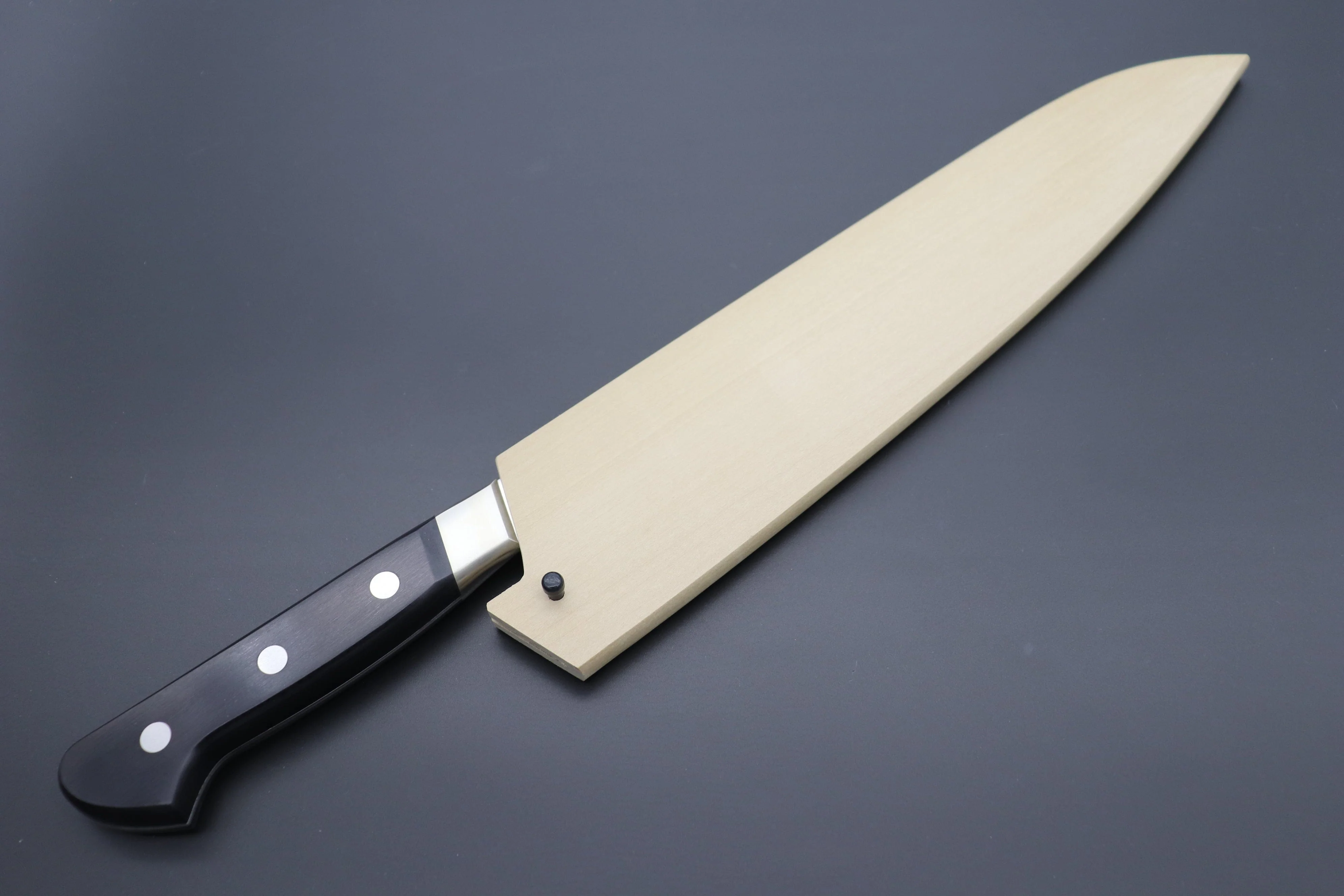 Magnolia Wooden Saya for Misono UX10 No.715 Gyuto 300mm(UX10 Dimples No.765 Gyuto300mm) - Image 2