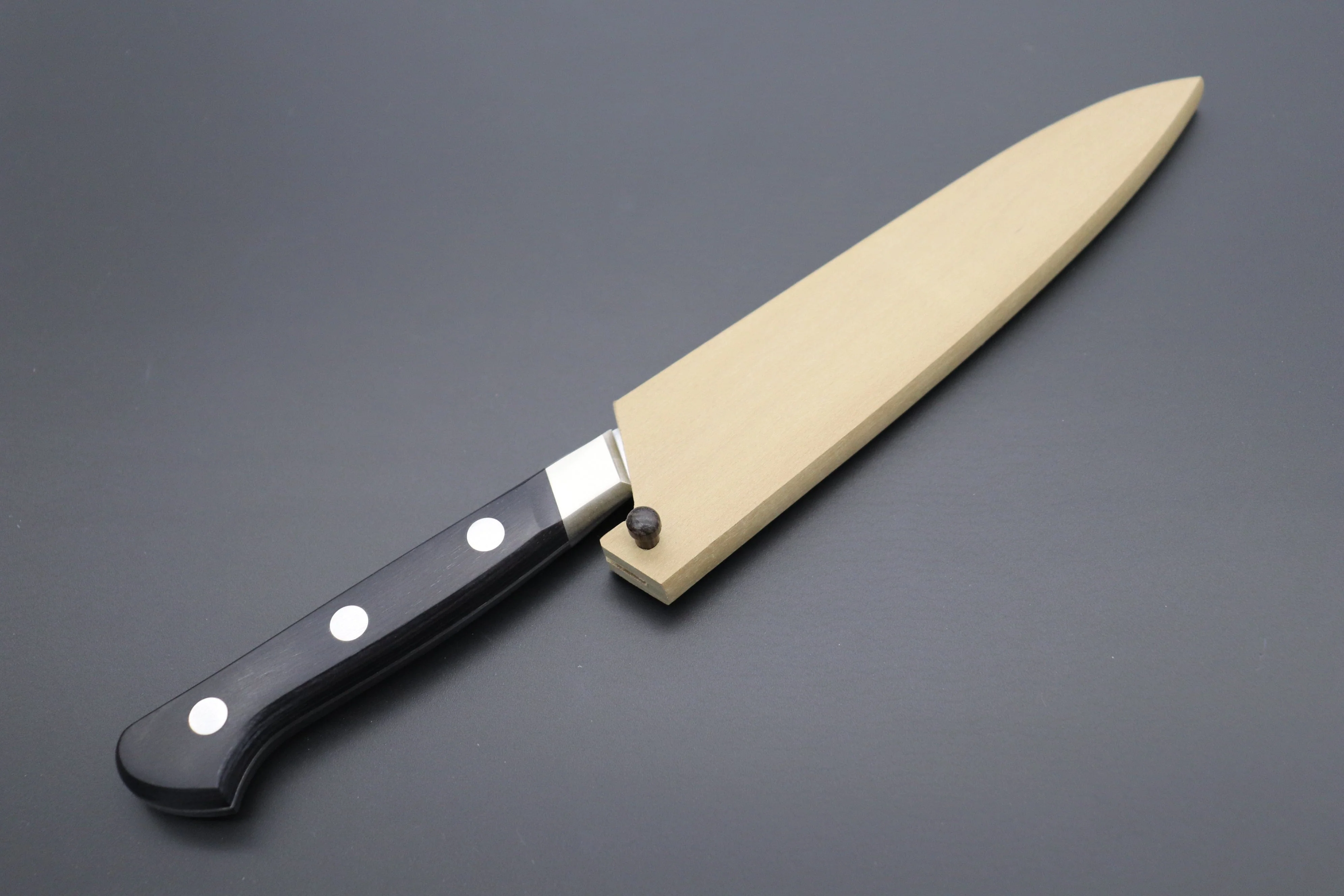 Magnolia Wooden Saya for Misono UX10 No.731 Petty 120mm (UX10 Dimples No.771 Petty 120mm) - Image 2