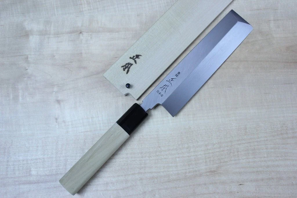 Masamoto HS Series Honyaki White Steel No.2 Usuba (180mm to 225mm, 4 sizes)