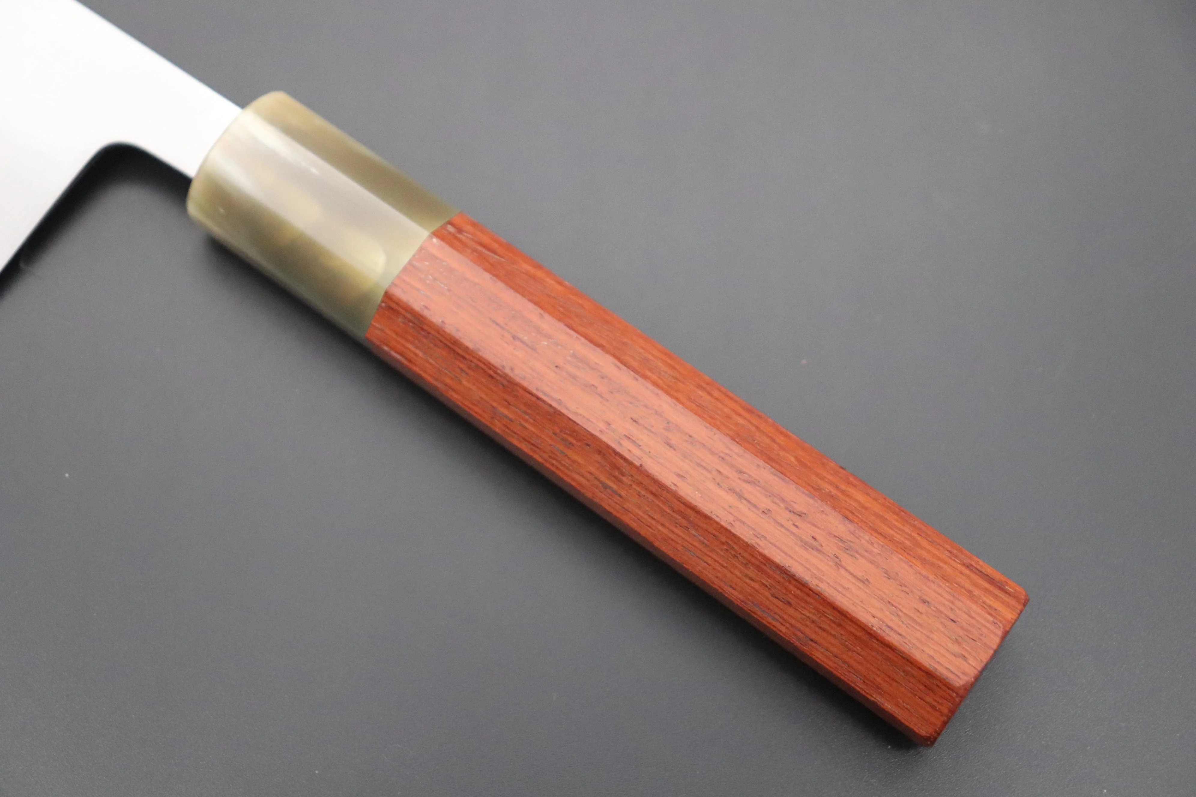 Masamoto Original Limited Edition KS Series White Steel No.2 KS-3124KRS Wa Gyuto 240mm “Quince Wood Handle & Saya” - Image 8