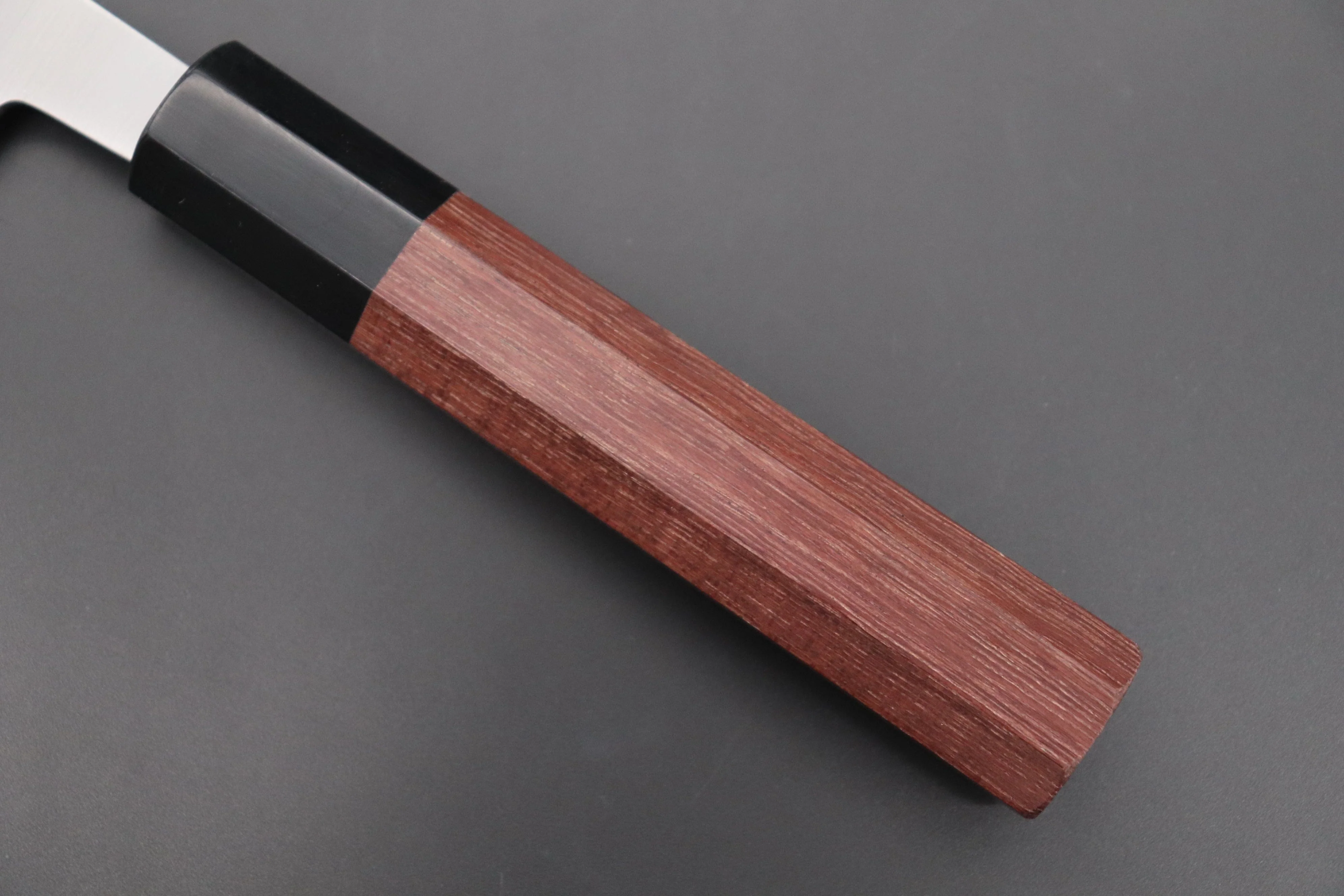 Masamoto Original Limited Edition KS Series White Steel No.2 KS-3124PHS-2 Wa Gyuto 240mm “Purple-Heart Wood Handle & Saya” - Image 8