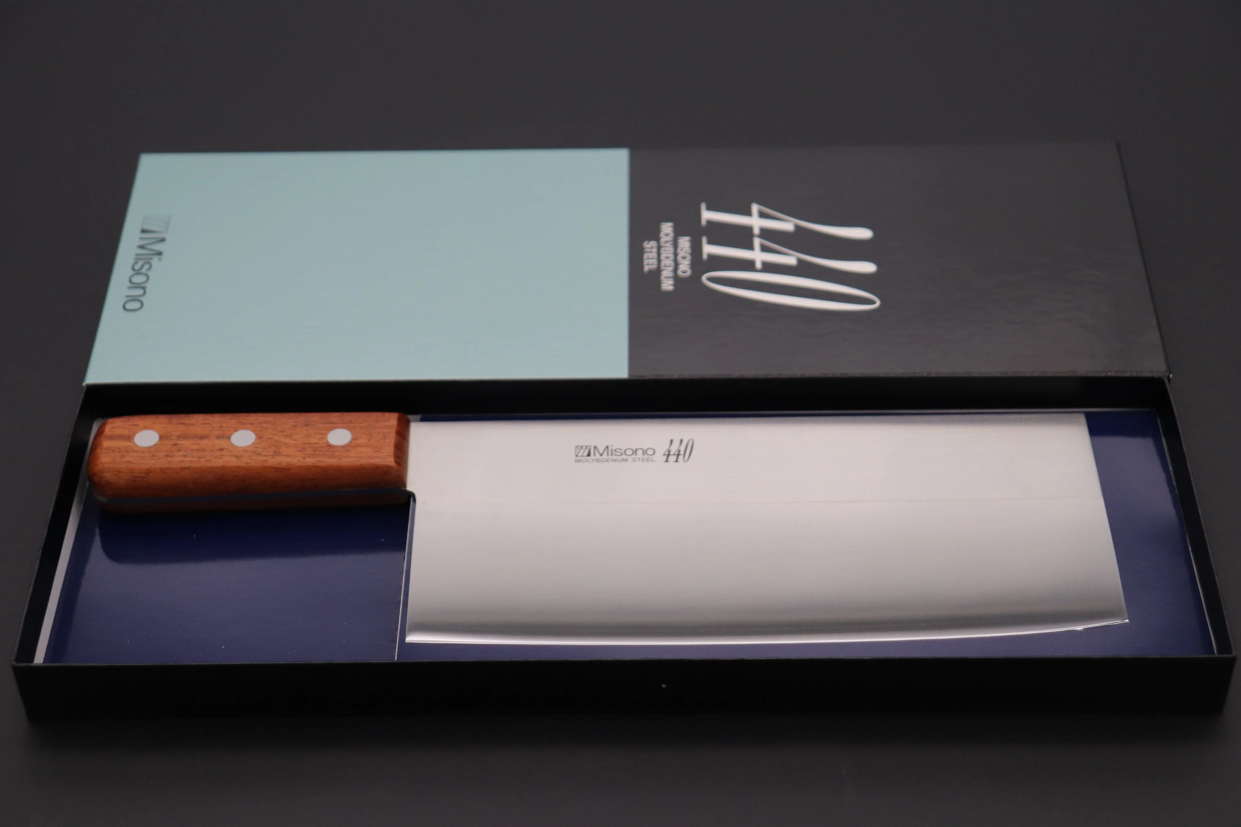 Misono 440 Series No.82 Chinese Cleaver (Narrower Blade Width Version, 8.6 inch) - Image 6