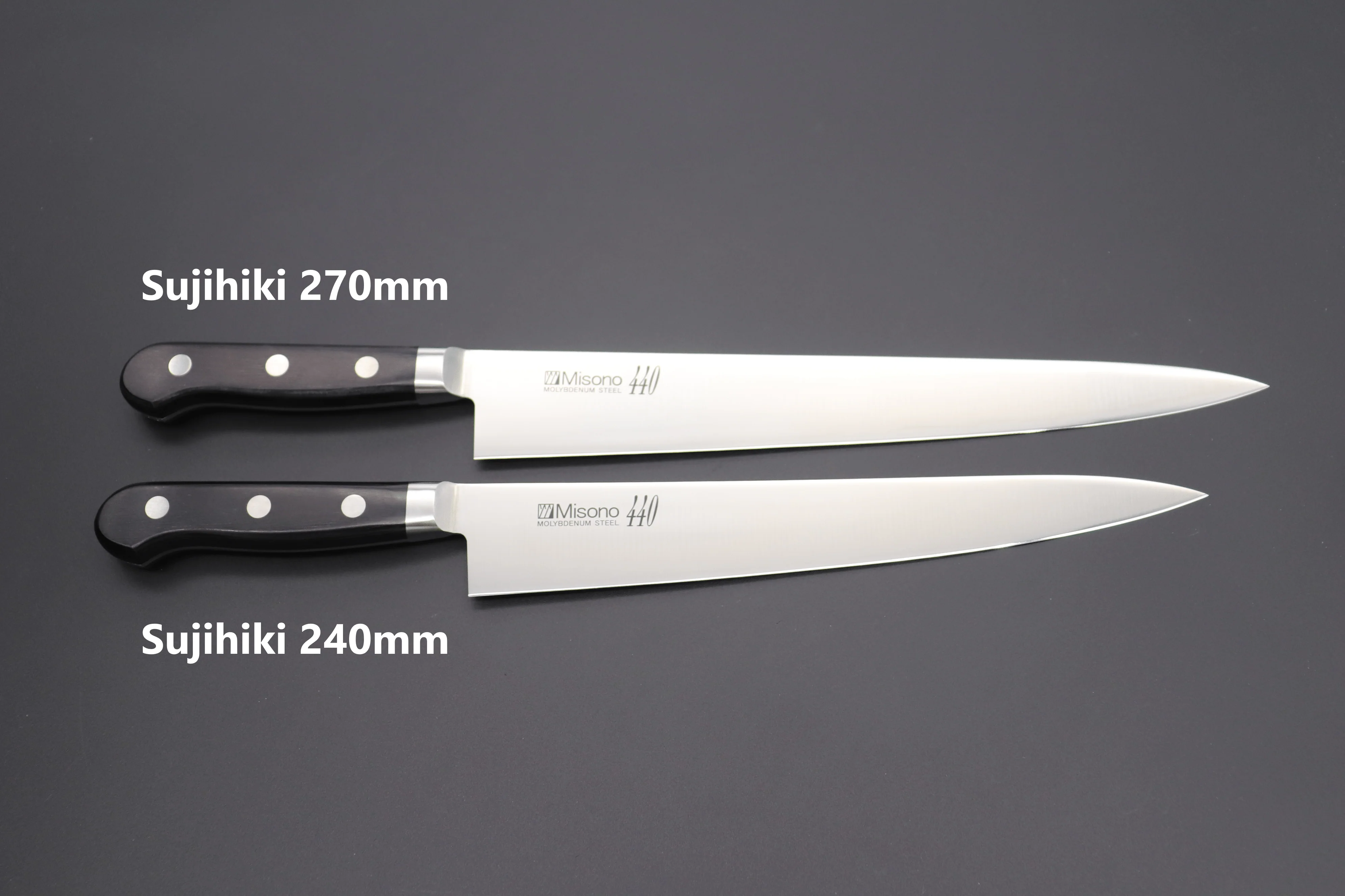 Misono 440 Series Sujihiki (240mm and 270mm, 2 sizes) - Image 9