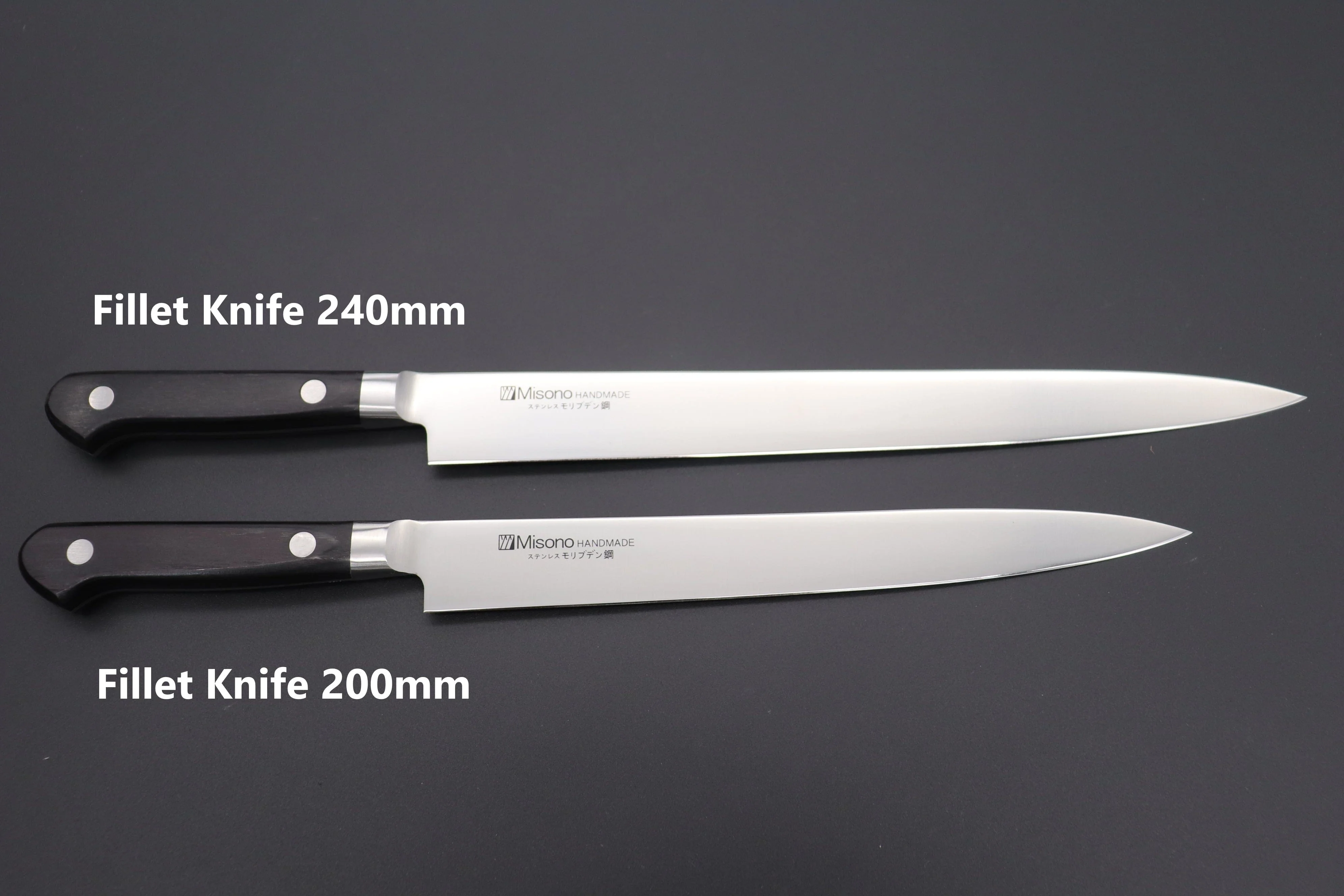 Misono Molybdenum Steel Series Fillet Knife (200mm and 240mm, 2 sizes) - Image 10