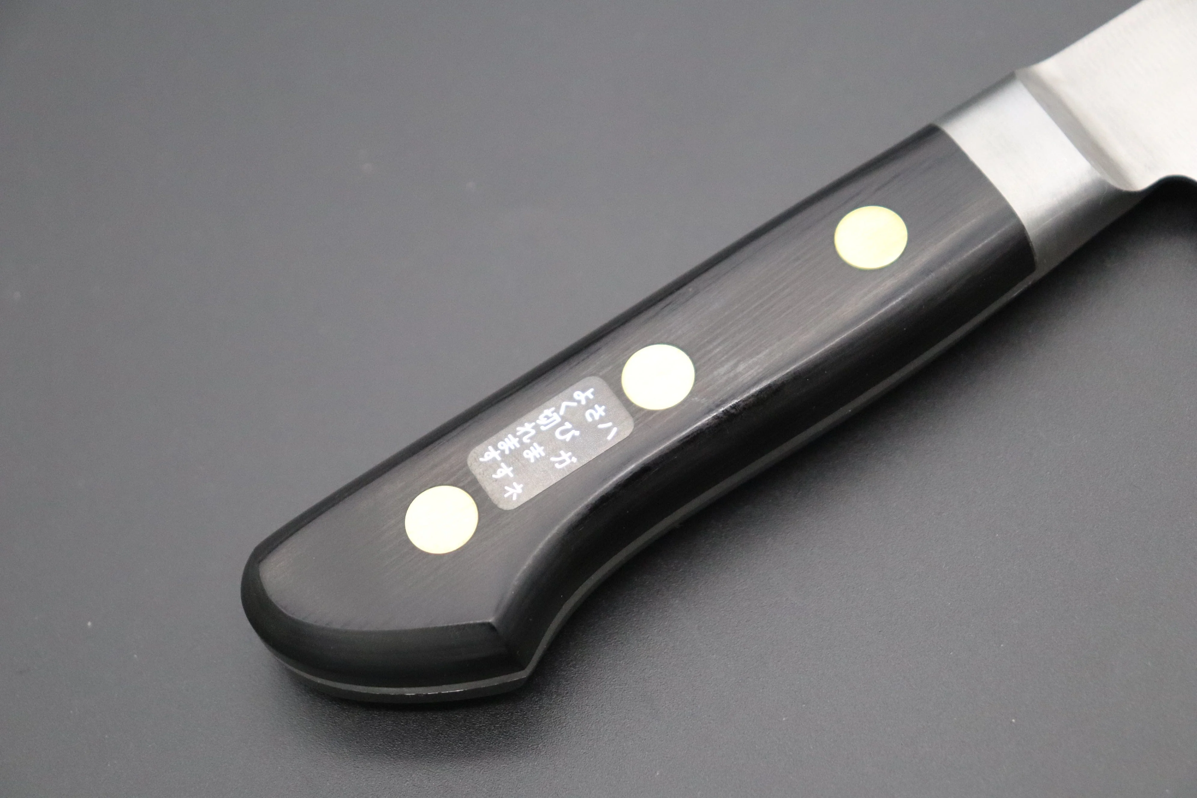 Misono Sweden Steel Series No.113 Gyuto 240mm (9.4 inch, Simple Misono Logo Version, Without Dragon Engraving) - Image 3
