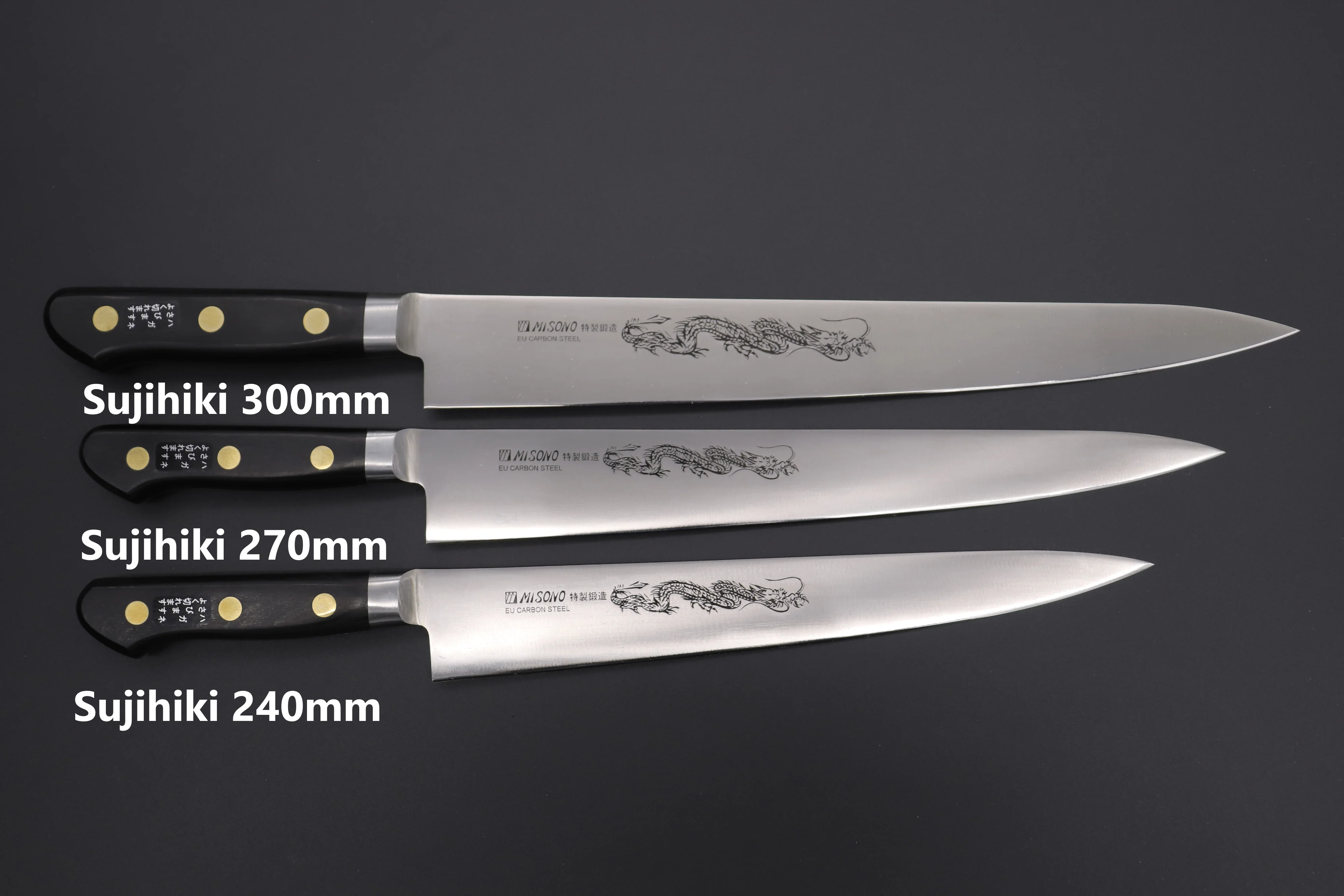 Misono Sweden Steel Series Sujihiki (240mm to 360mm, 5 sizes) - Image 9