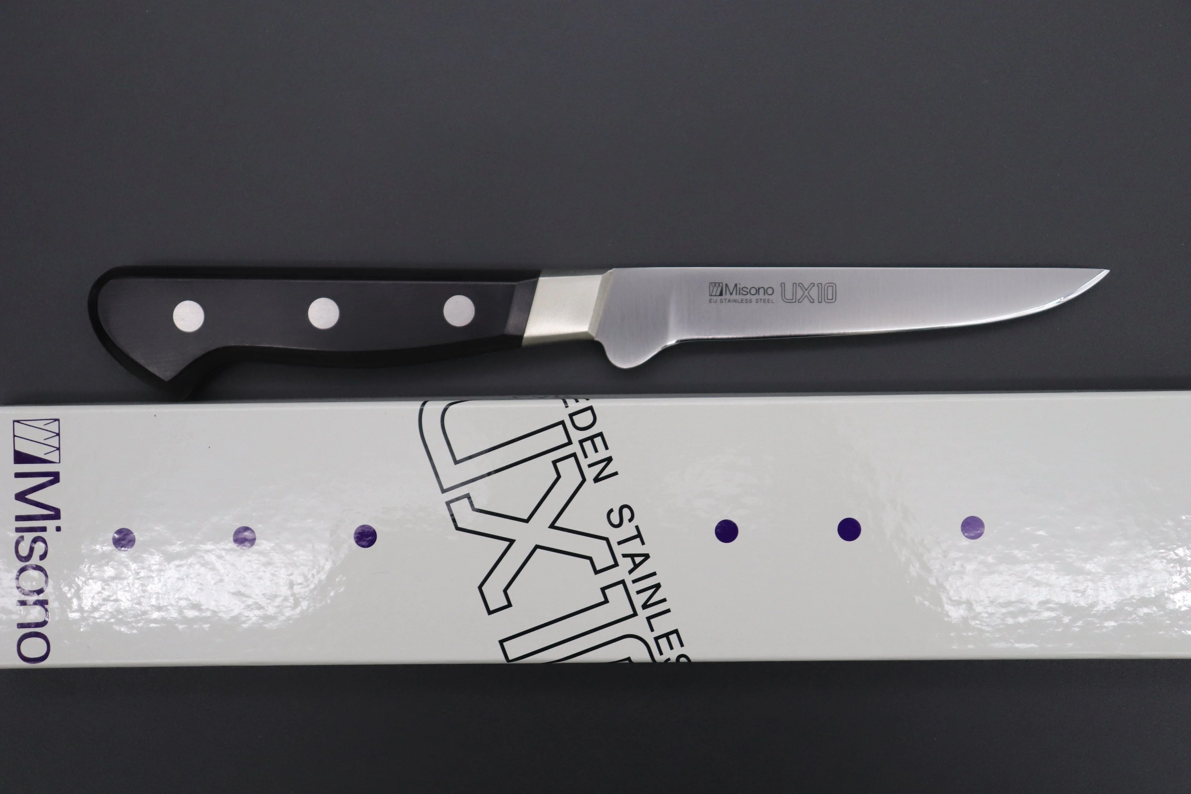 Misono UX10 Series No.743 American Style Boning Knife 110mm (4.3inch) - Image 7