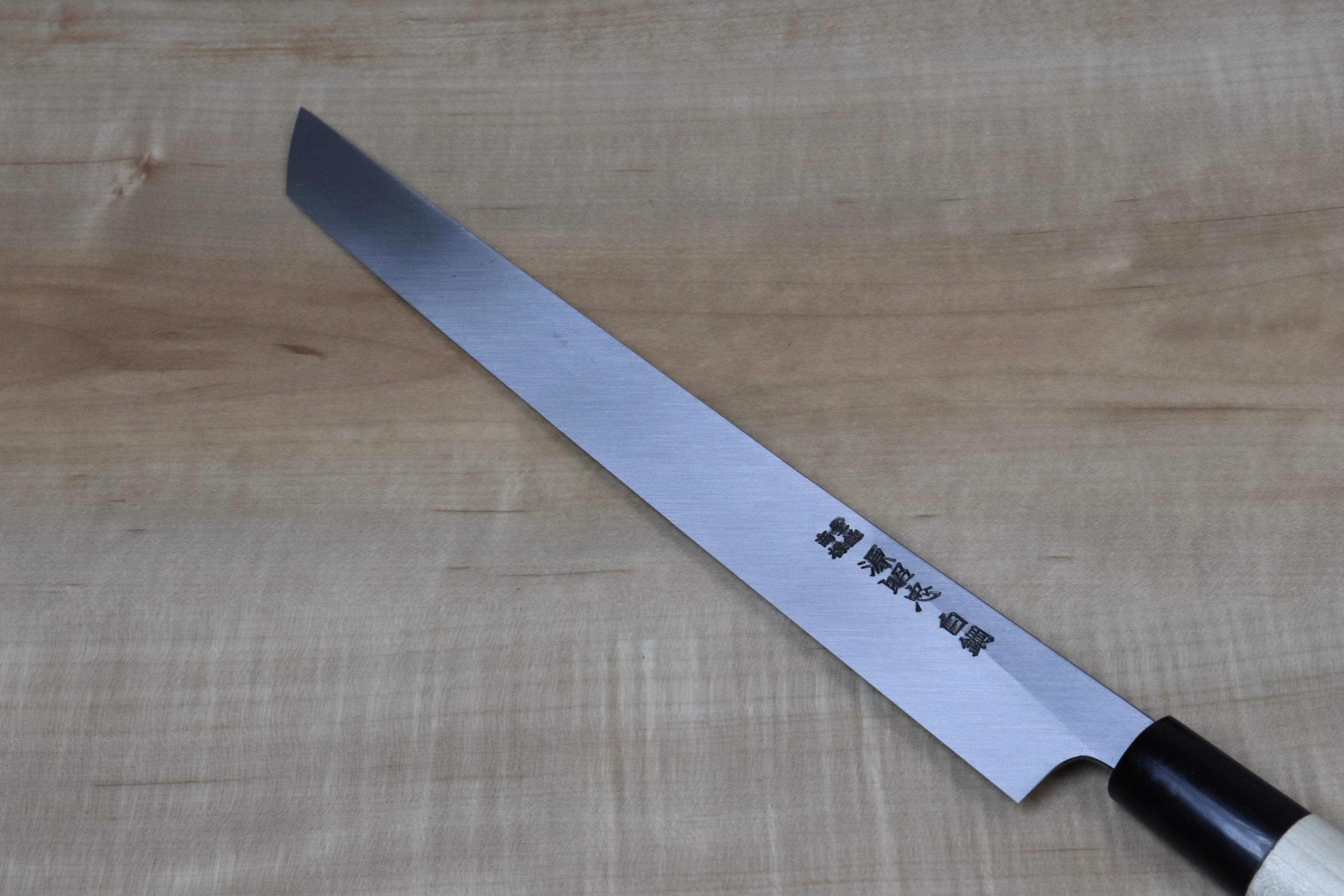 Mizuno Tanrenjo Akitada Ho Kasumi Series White Steel No.2 HK-30 Sakimaru Takohiki 270mm (10.6 inch) - Image 3