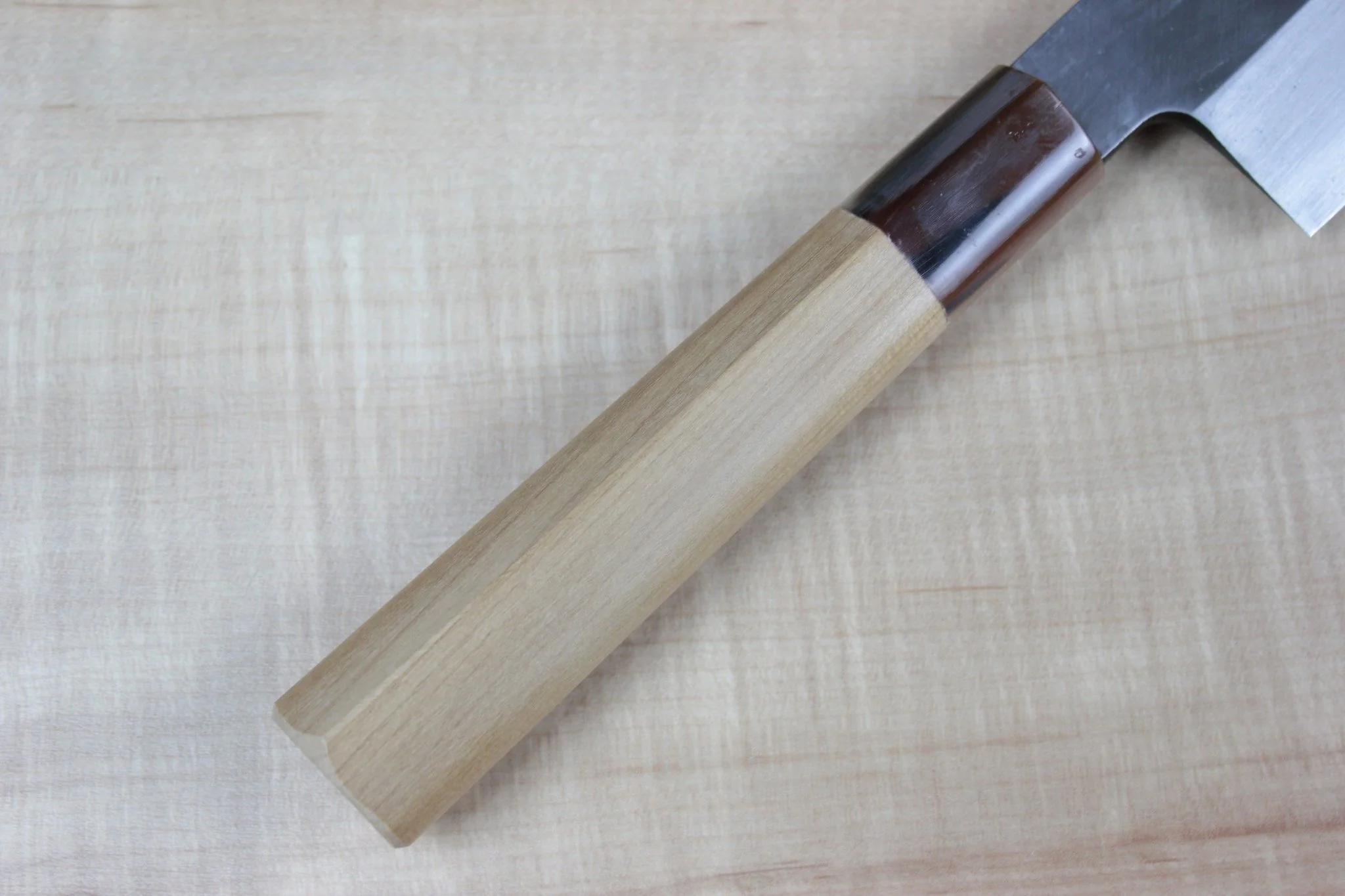 Mizuno Tanrenjo Akitada Hon Kasumi Series White Steel No.2 Usuba (180mm to 240mm, 5 sizes) - Image 3