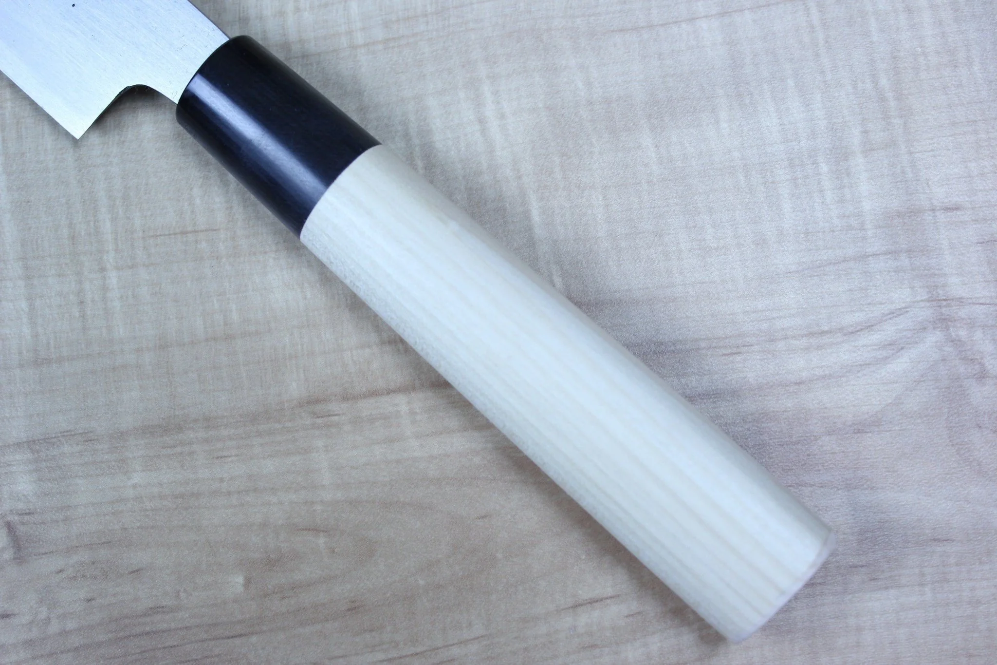 Mizuno Tanrenjo Akitada Hontanren Series Blue Steel No.2 Clad Wa Sujihiki (270mm and 300mm) - Image 3