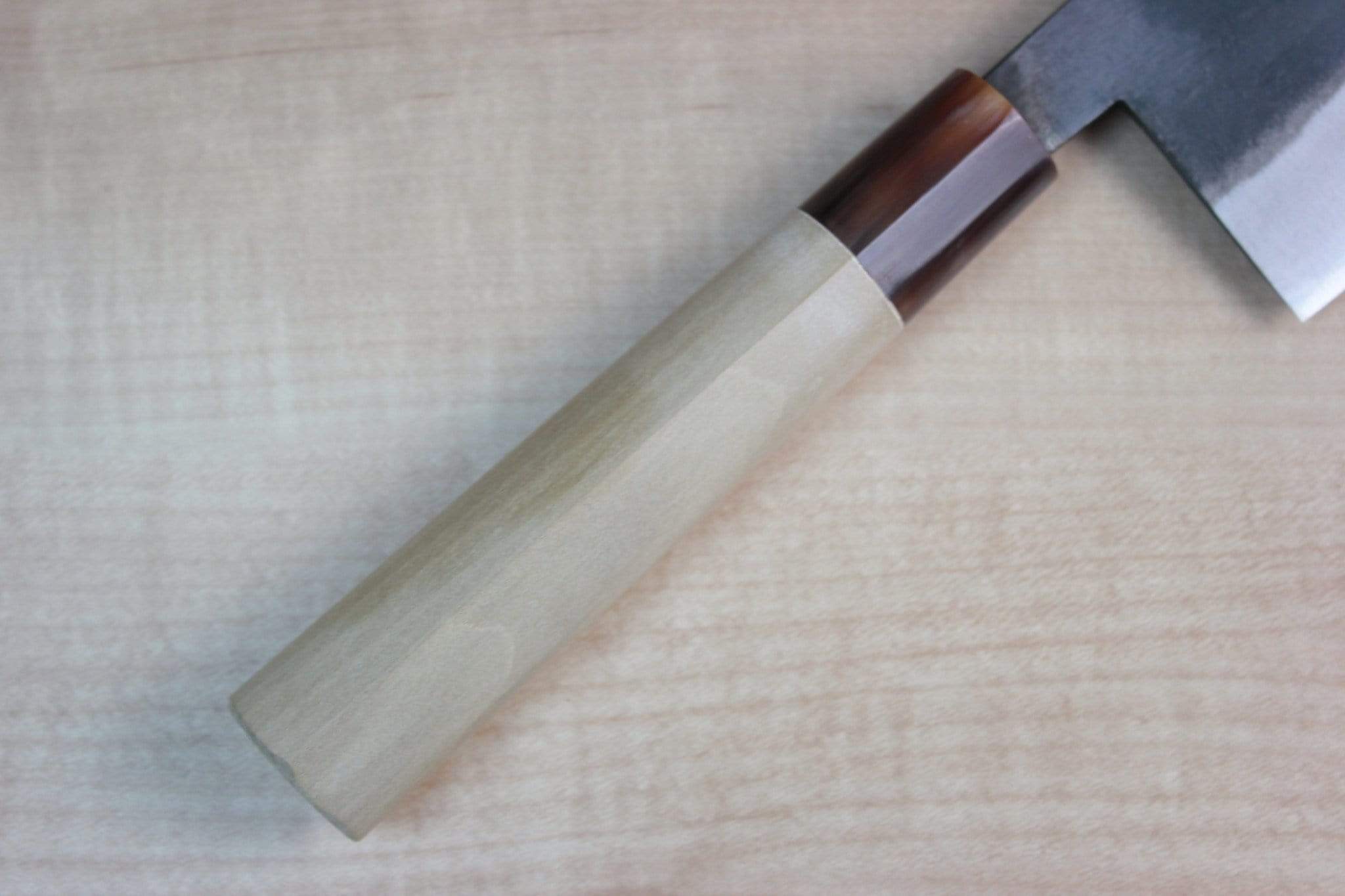 Mizuno Tanrenjo Akitada Hontanren Series White Steel No.2 Nakiri 165mm (6.4 inch, HKNA) - Image 3