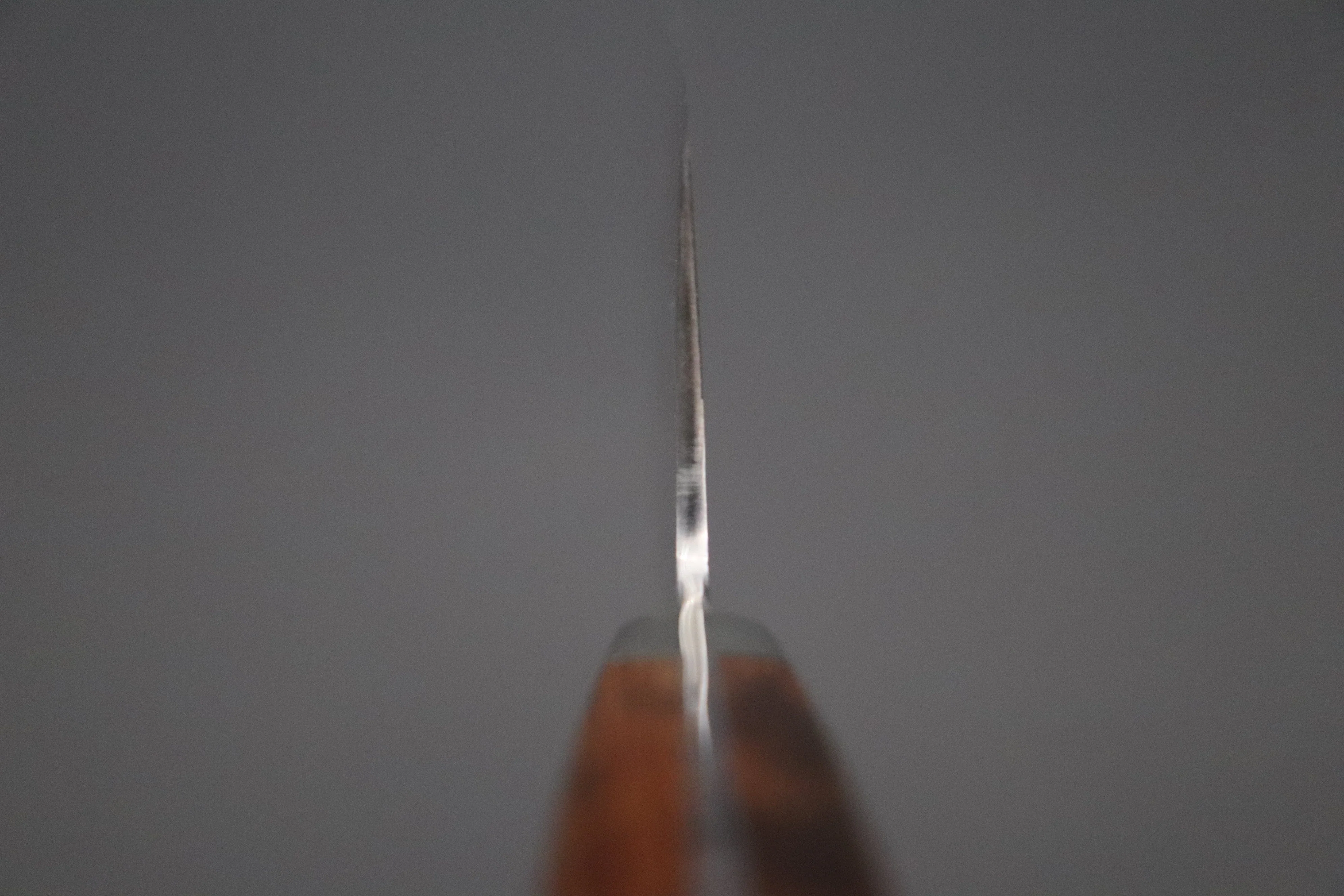 Mr. Itou & Mr. Nagata "Treasure & Pleasure" Limited Edition R-2 Custom Damascus Santoku 158mm (6.2 inch, "Desert Ironwood Handle", IT-5) - Image 4