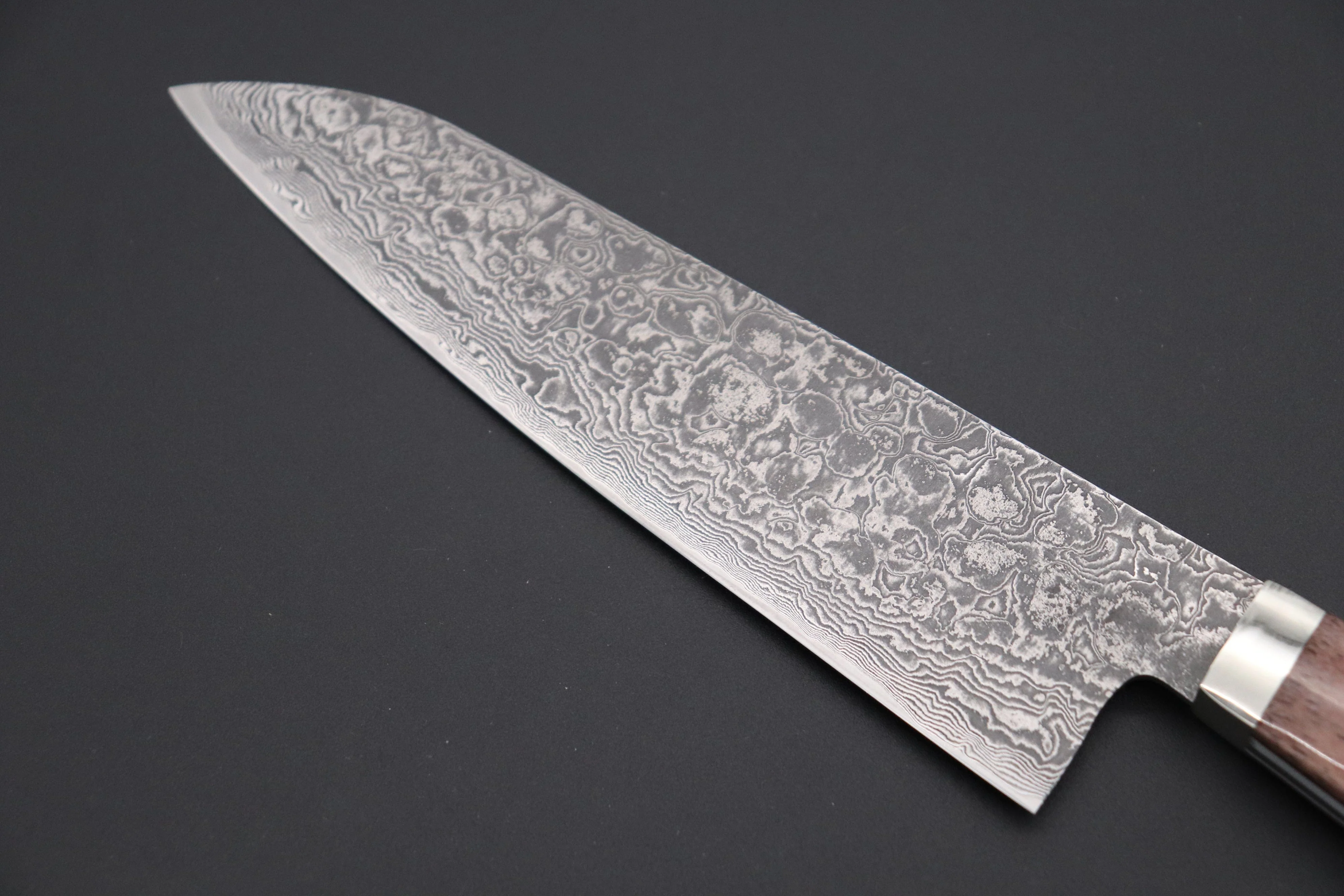 Mr. Itou R-2 Custom Damascus Gyuto 165mm (Brown Color Camel Bone Handle)(IT-138) - Image 2