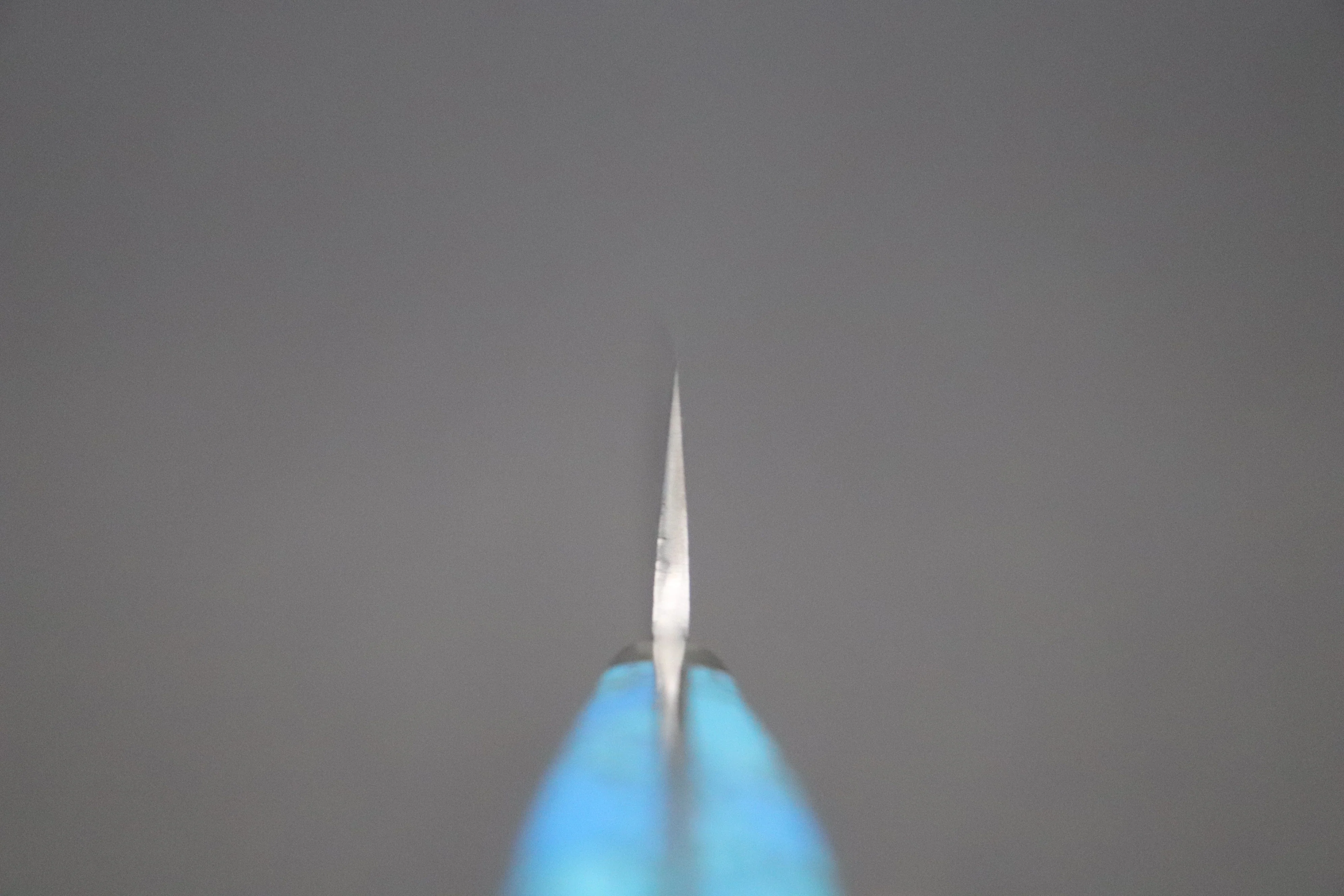 Mr. Itou R-2 Custom Damascus Petty 135mm (5.3 inch) "Golden Turquoise Gem-Composite Stone Handle" (IT-218) - Image 4