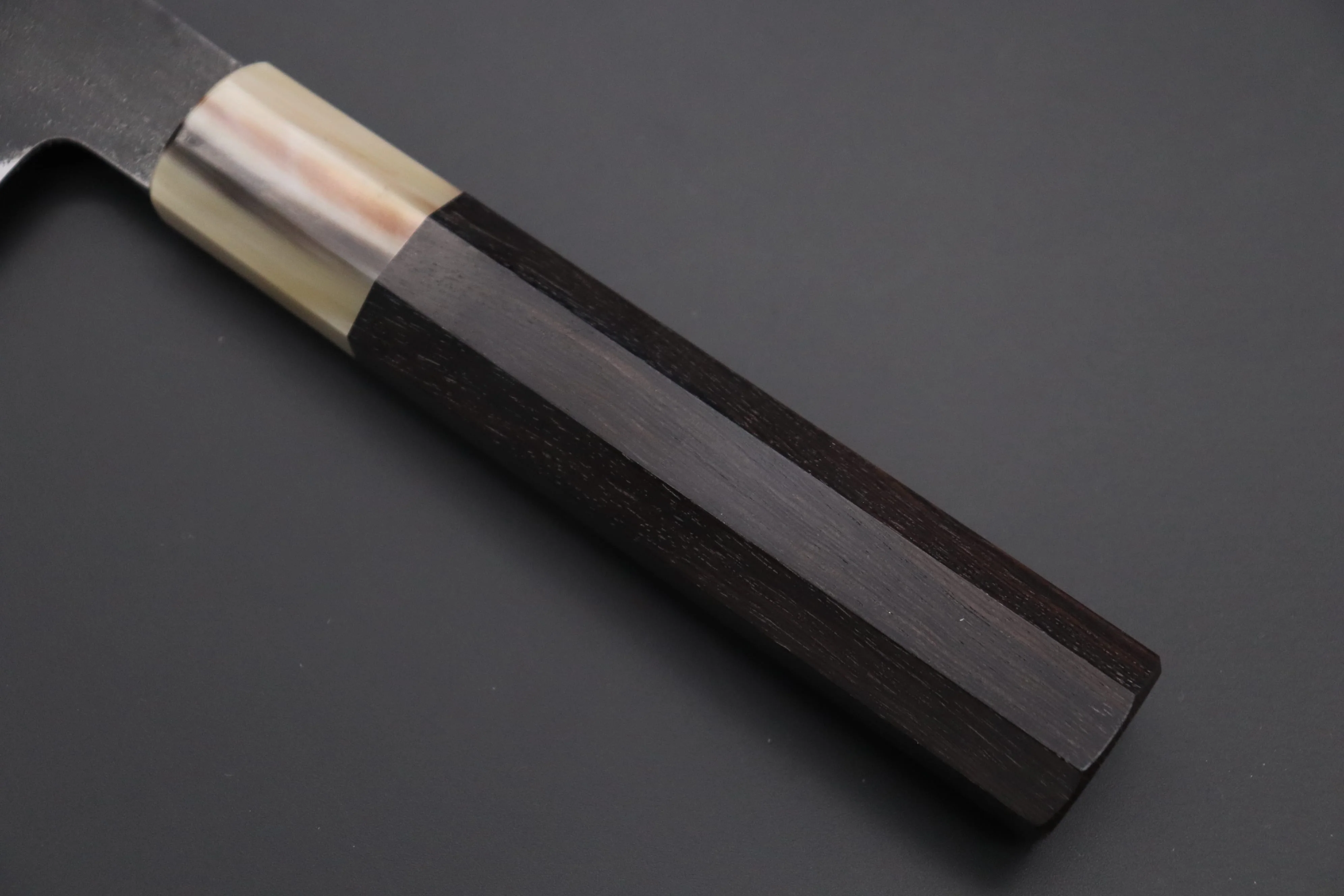 Mutsumi Hinoura White Steel No.1 Kurouchi Damascus Series "White Storm" MWS-5 Nakiri 165mm (6.4 Inch) - Image 7