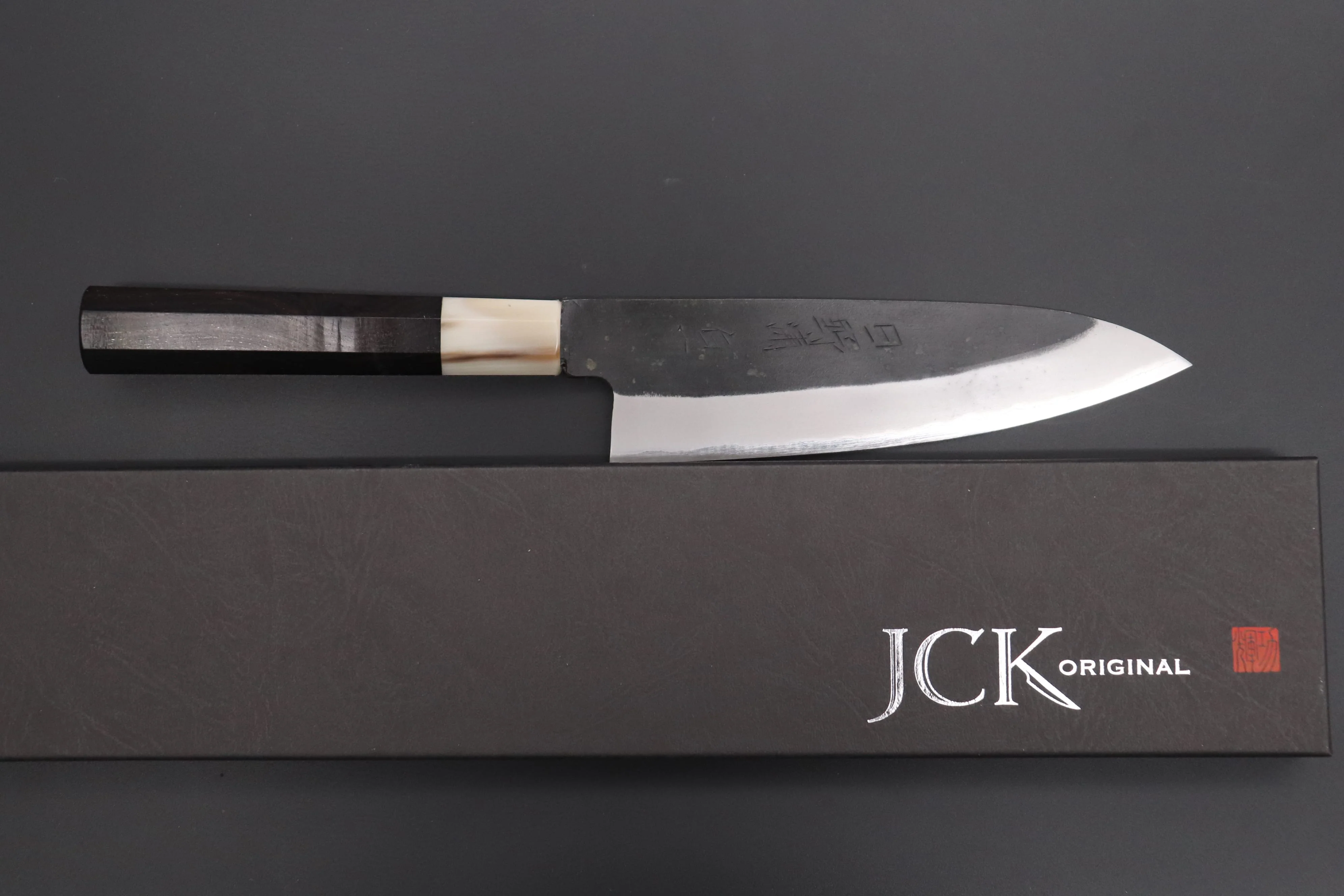 Mutsumi Hinoura White Steel No.1 Kurouchi Series MW1-3 Wa Gyuto 155mm (6.1 Inch) - Image 8