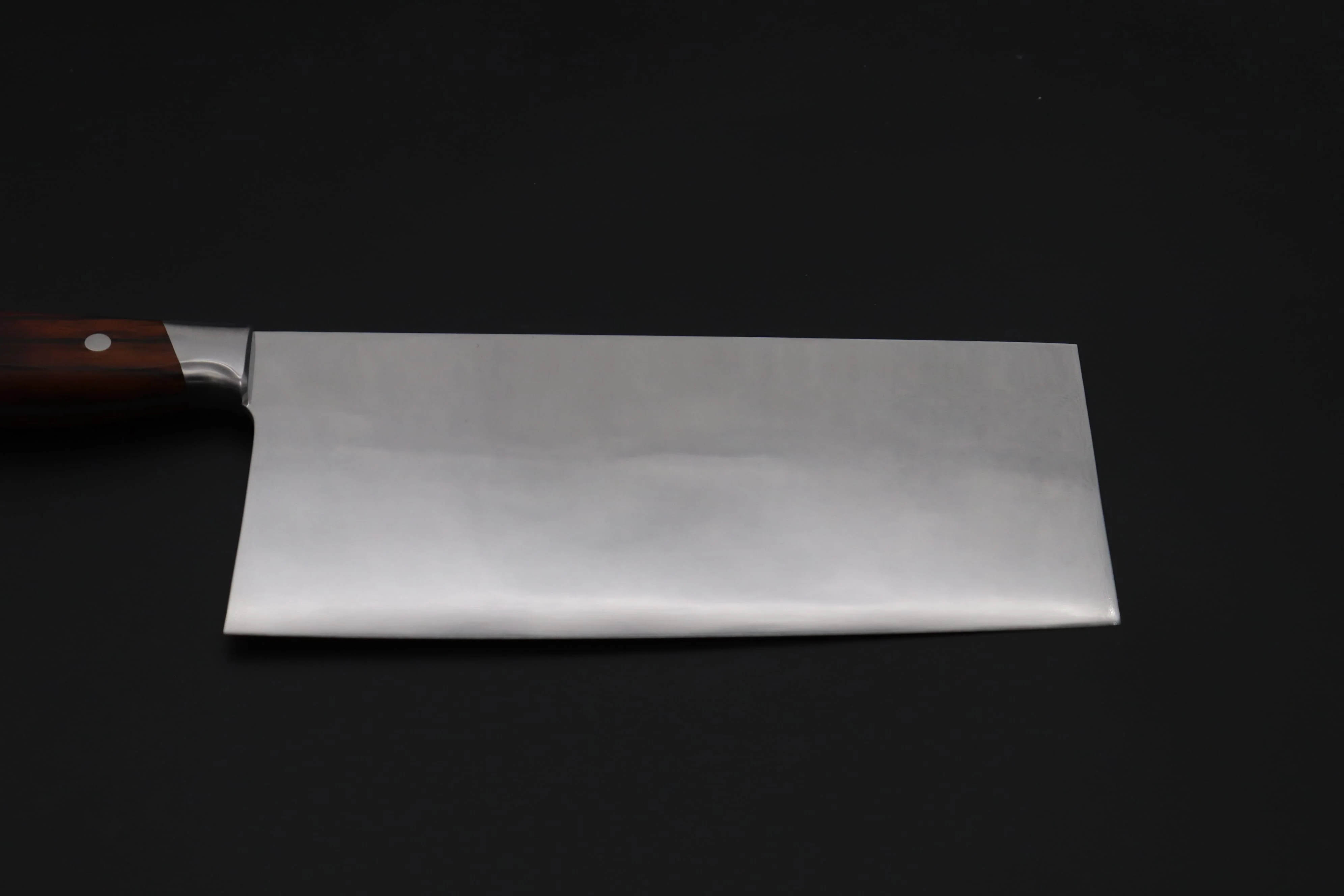 Hattori, — SECOND GRADE ITEMーSolid VG-10 SAN-CC4 Chinese Cleaver (Cocobolowood Handle) - Image 7