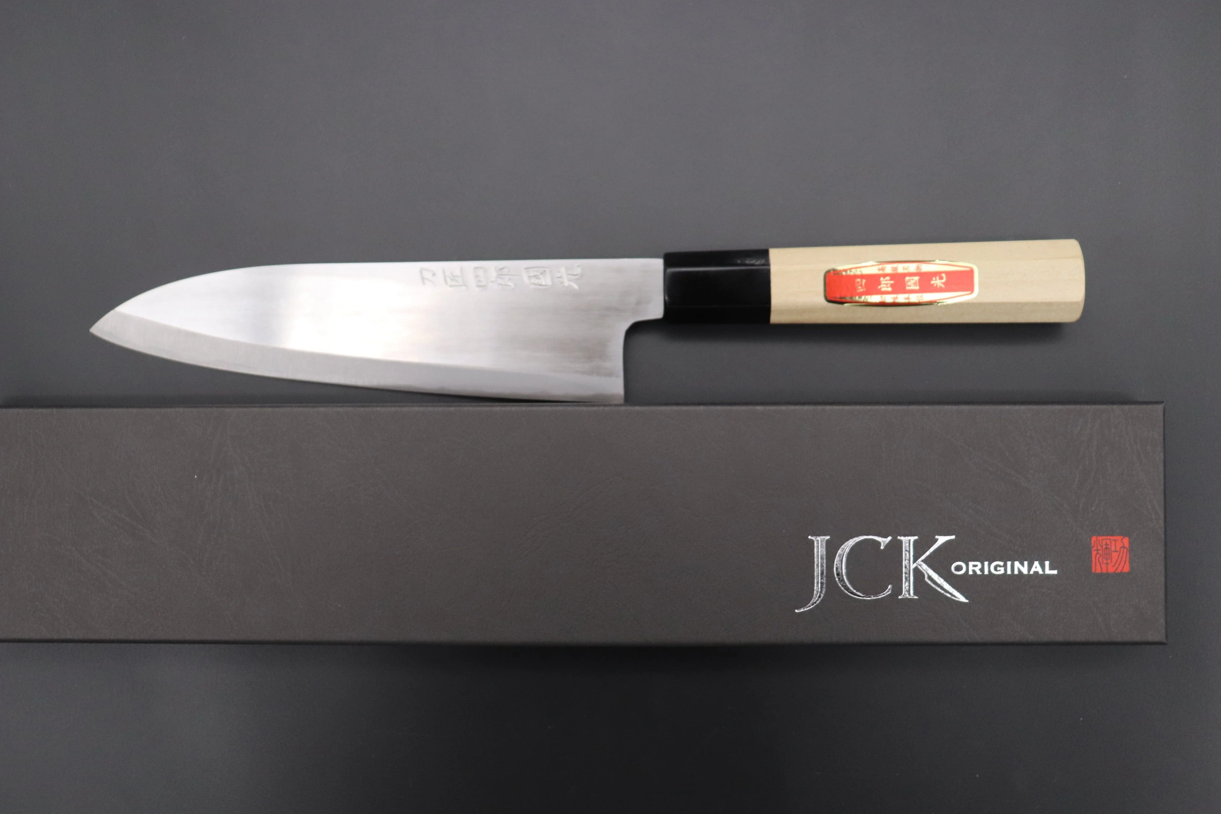 Shirou-Kunimitsu Blue Steel No.2 Natural Beauty Series SKB-2 Wa Santoku 180mm (7 Inch) - Image 8