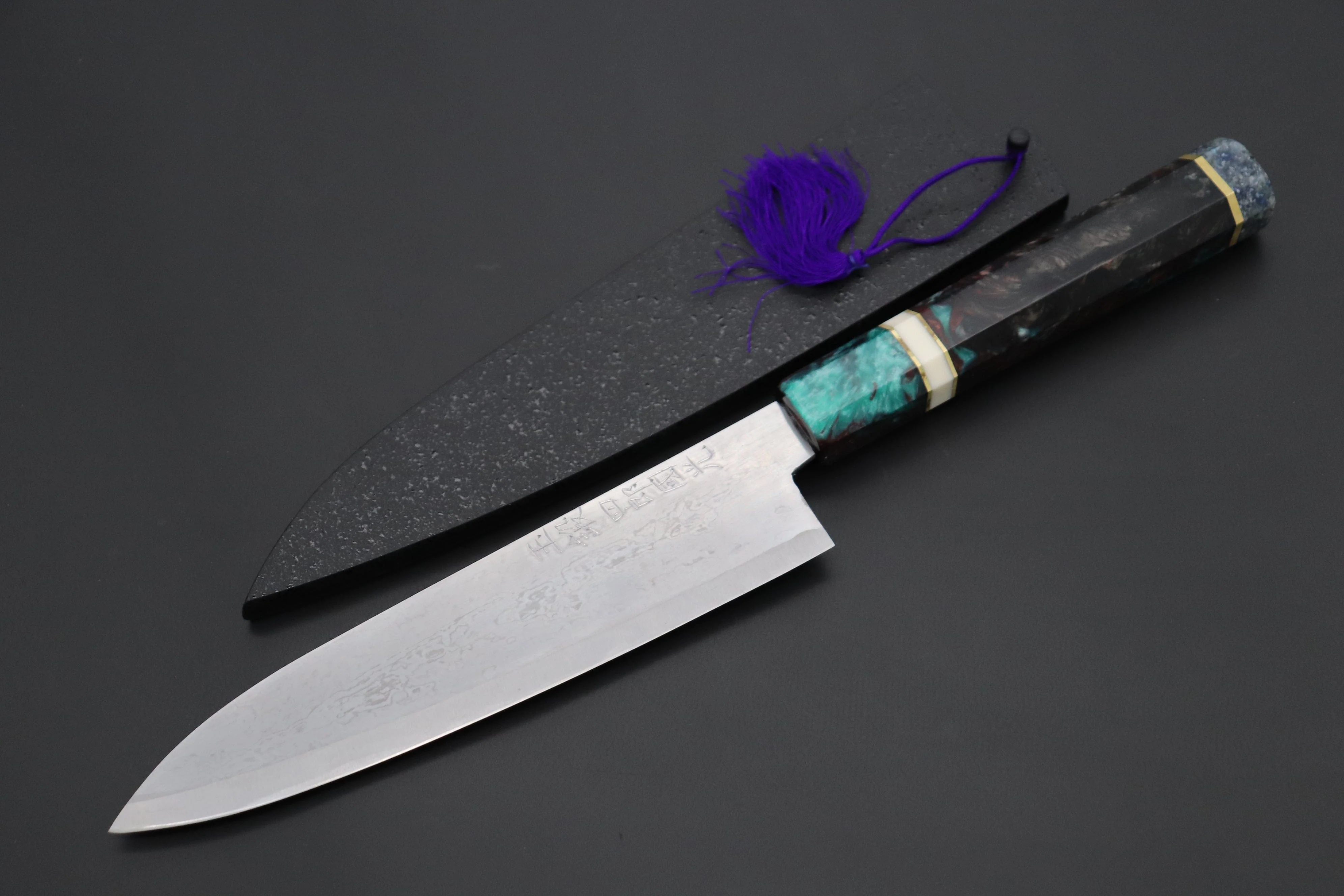 Shirou-Kunimitsu TAMAHAGANE “JEWEL STEEL” Series SKTJ-12 Wa Gyuto 200mm (7.9 Inch)