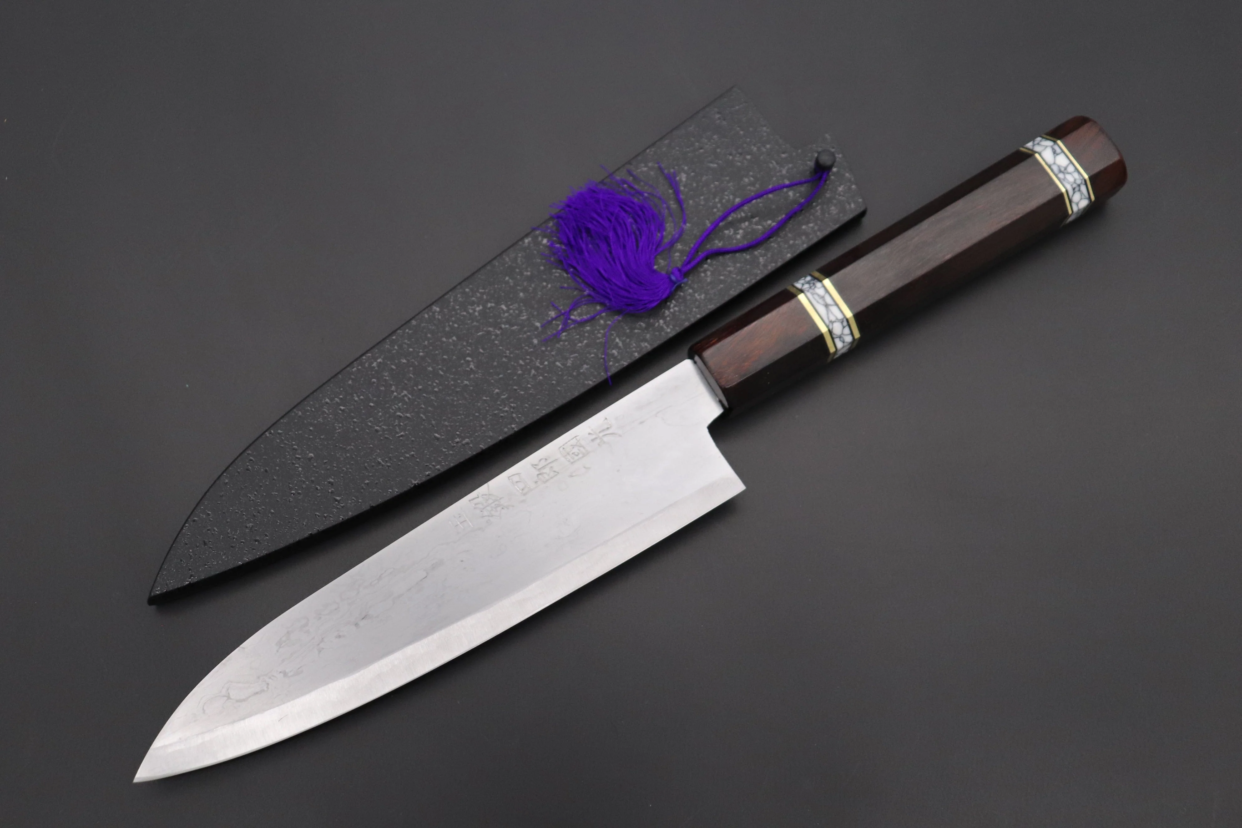 Shirou-Kunimitsu TAMAHAGANE “JEWEL STEEL” Series SKTJ-13 Wa Gyuto 200mm (7.9 Inch)