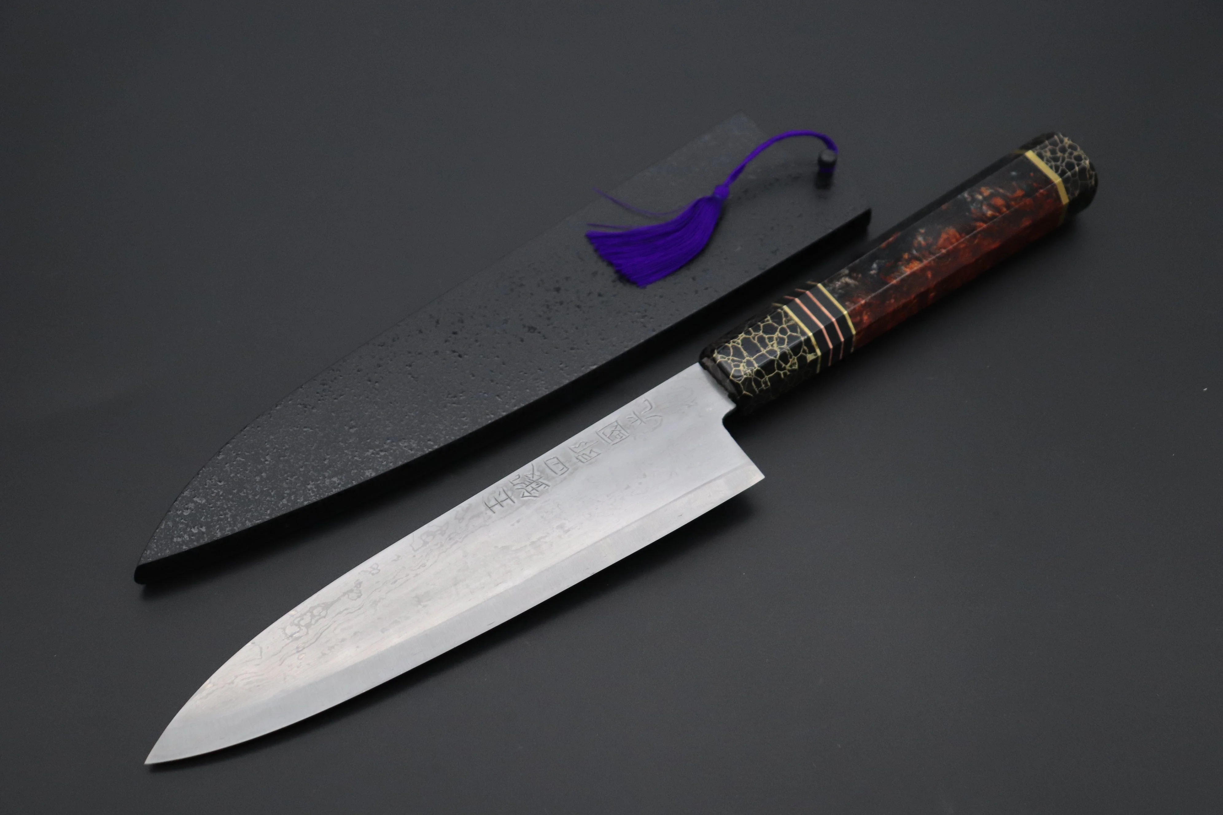 Shirou-Kunimitsu TAMAHAGANE “JEWEL STEEL” Series SKTJ-22 Wa Gyuto 200mm (7.9 Inch)
