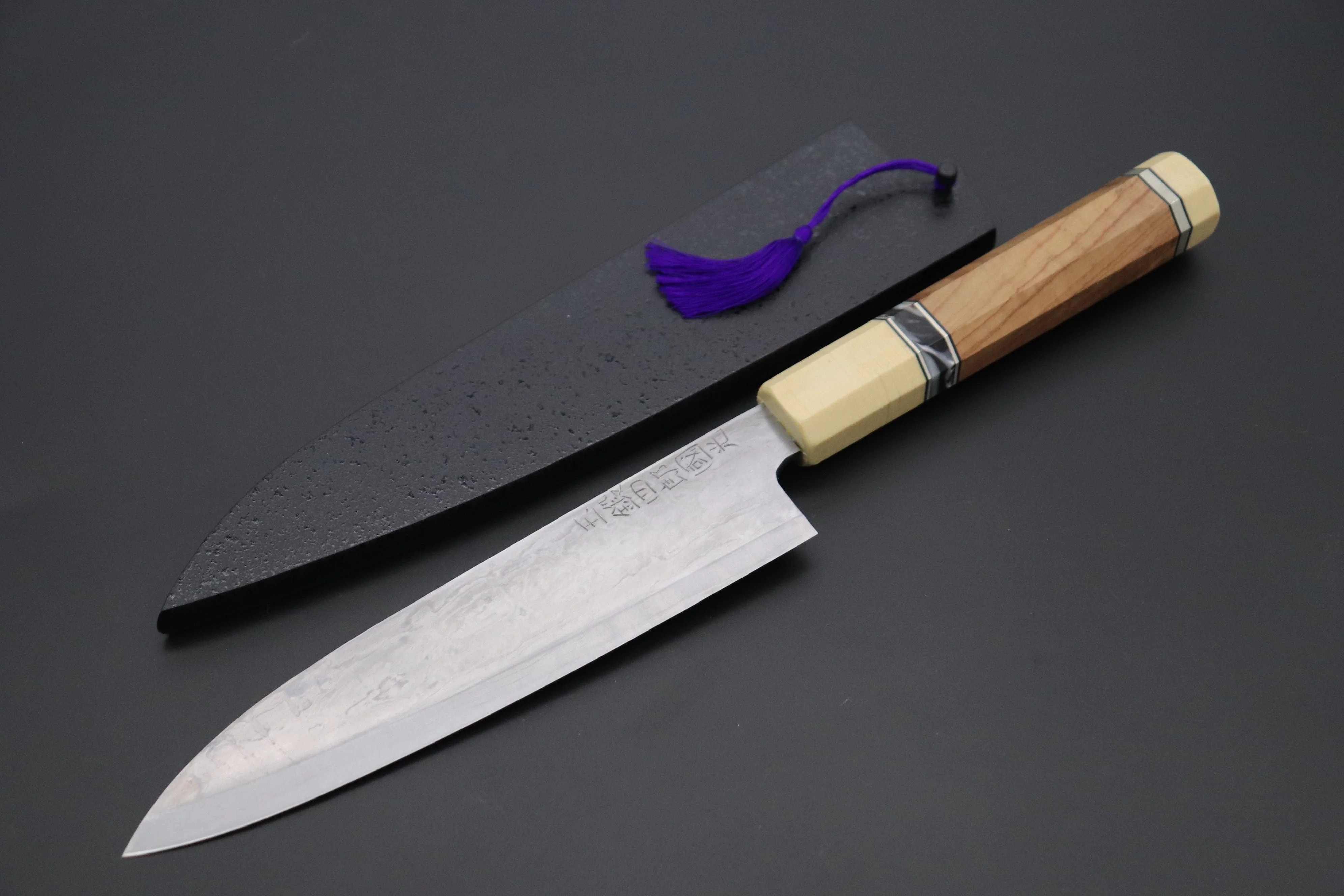 Shirou-Kunimitsu TAMAHAGANE “JEWEL STEEL” Series SKTJ-23 Wa Gyuto 200mm (7.9 Inch)