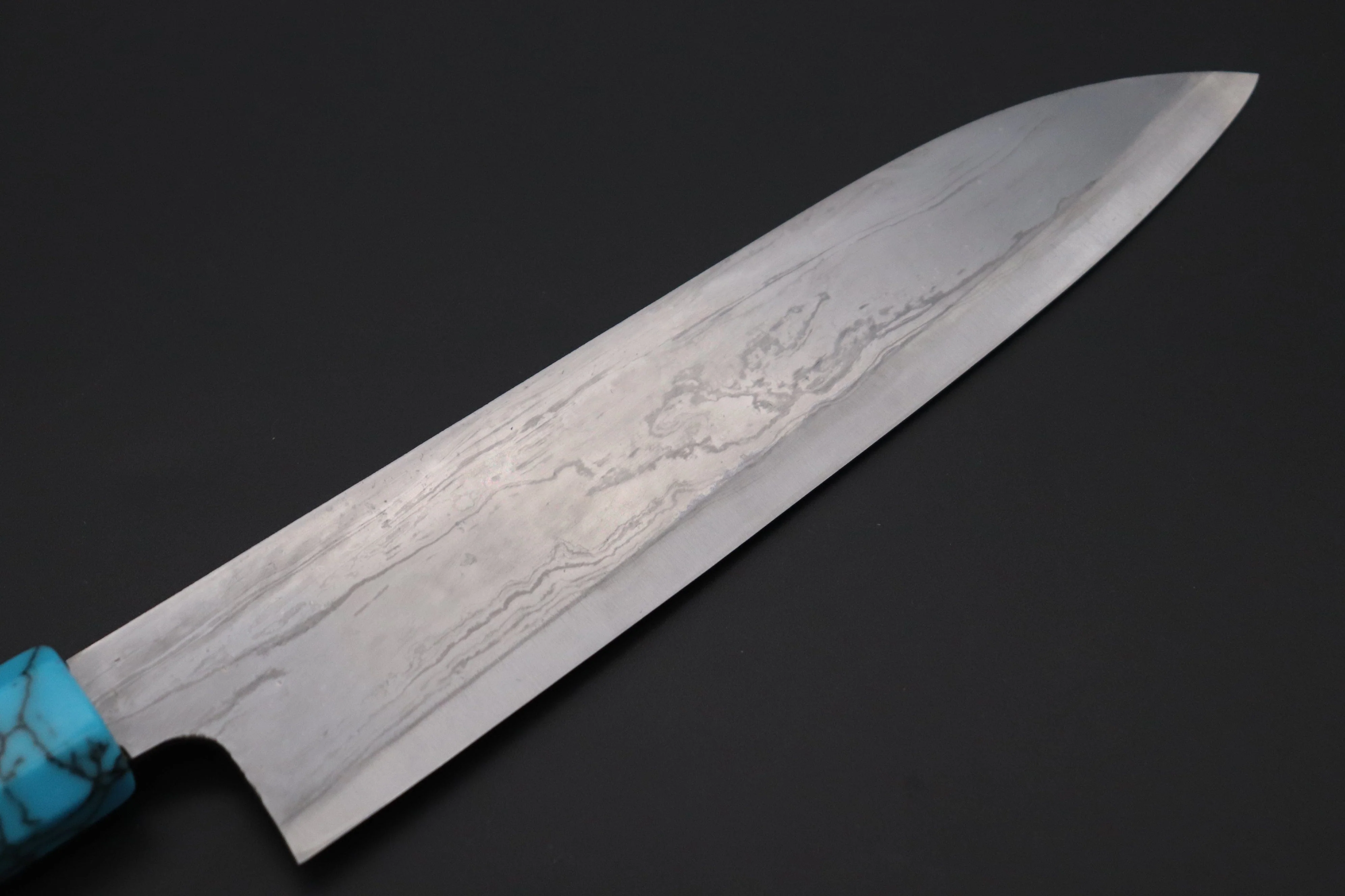Shirou-Kunimitsu TAMAHAGANE “JEWEL STEEL” Series SKTJ-24 Wa Gyuto 200mm (7.9 Inch) - Image 6