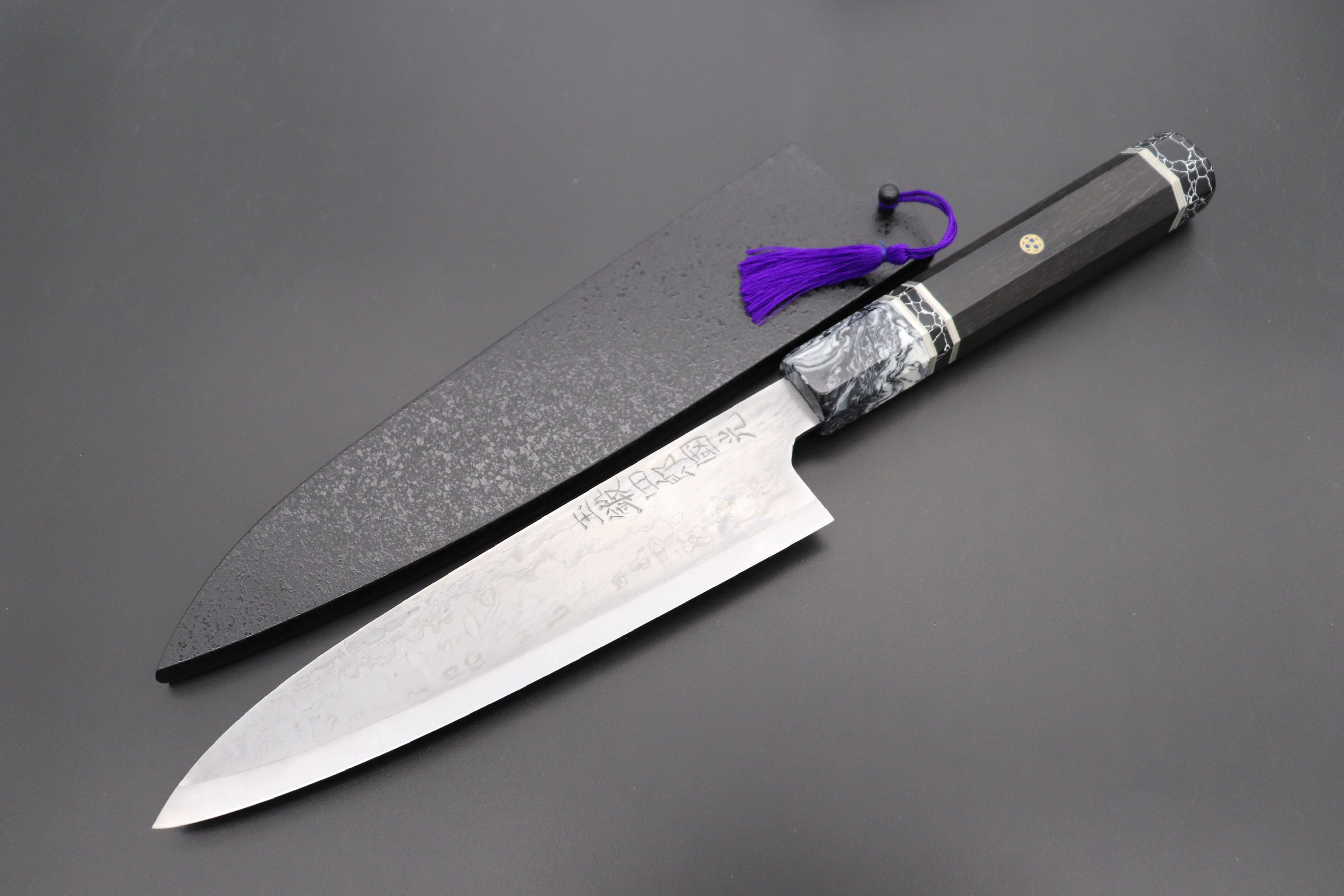 Shirou-Kunimitsu TAMAHAGANE “JEWEL STEEL” Series SKTJ-3 Wa Gyuto 200mm (7.9 Inch)