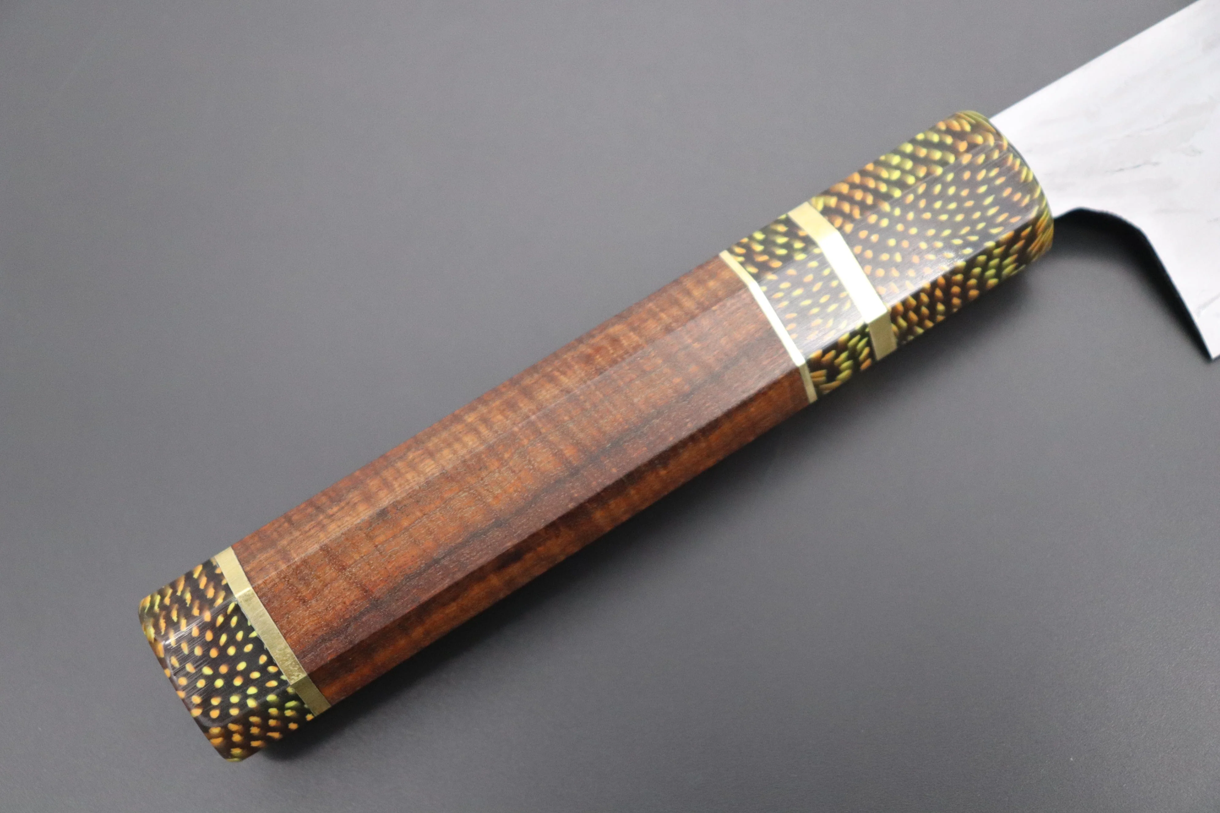 Shirou-Kunimitsu TAMAHAGANE “JEWEL STEEL” Series SKTJ-4 Bunka 190mm (7.4 Inch) - Image 7