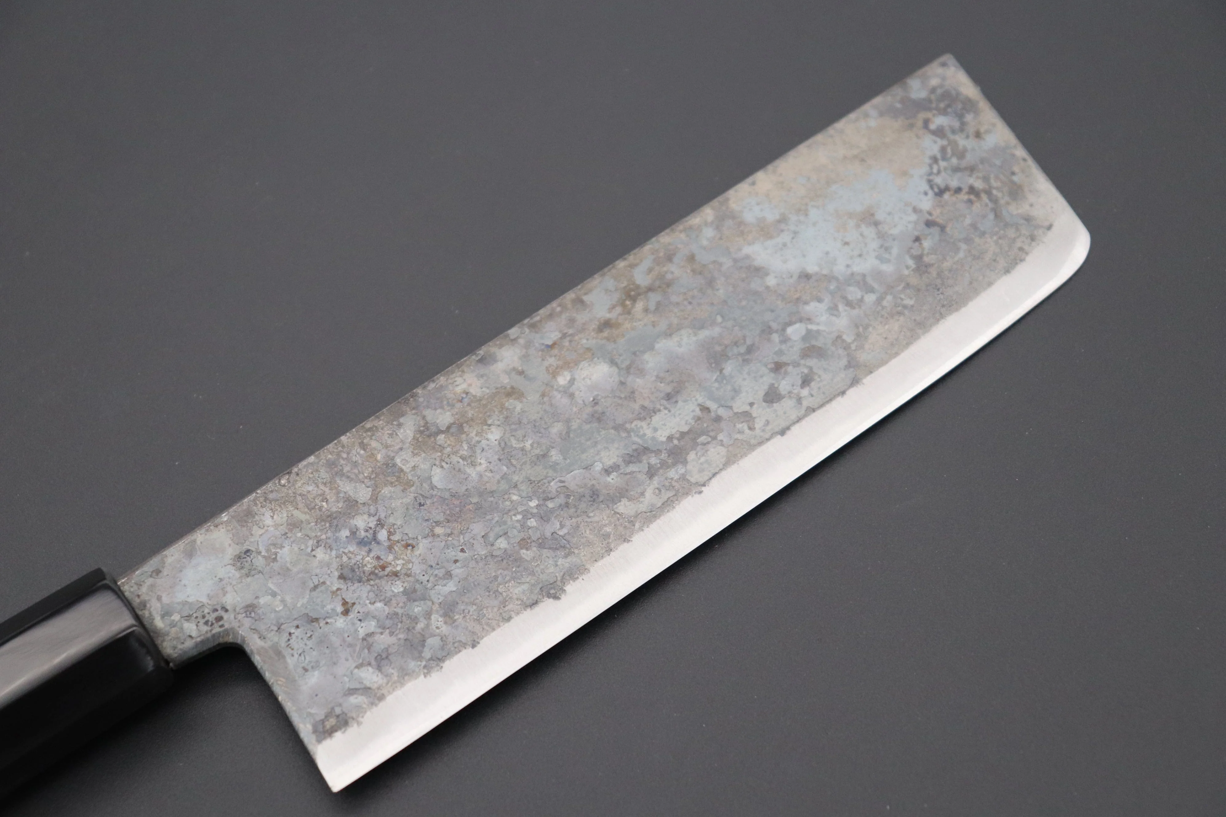 Shirou-Kunimitsu White Steel No.2 Kurouchi Series SK-3 Nakiri 165mm (6.4 Inch) - Image 7