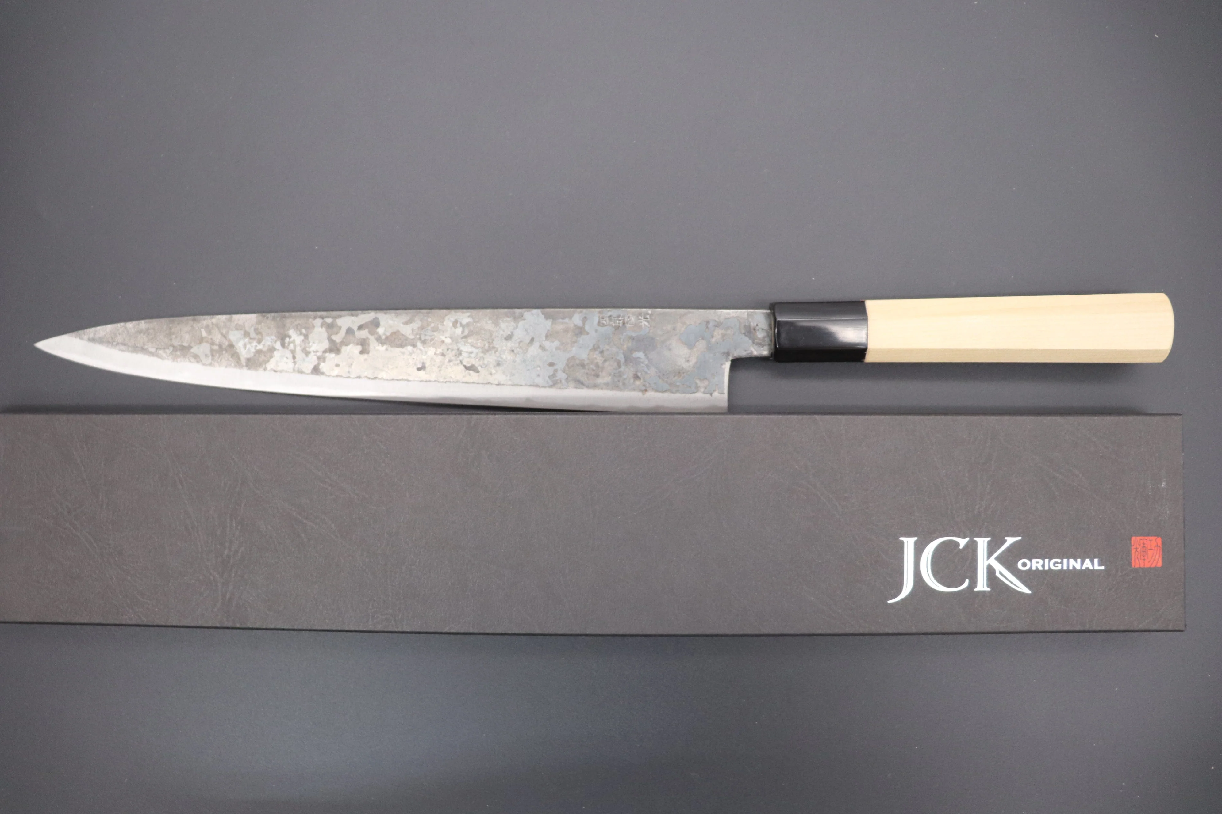 Shirou-Kunimitsu White Steel No.2 Kurouchi Series SK-7 Wa Sujihiki 270mm (10.6 Inch) - Image 9
