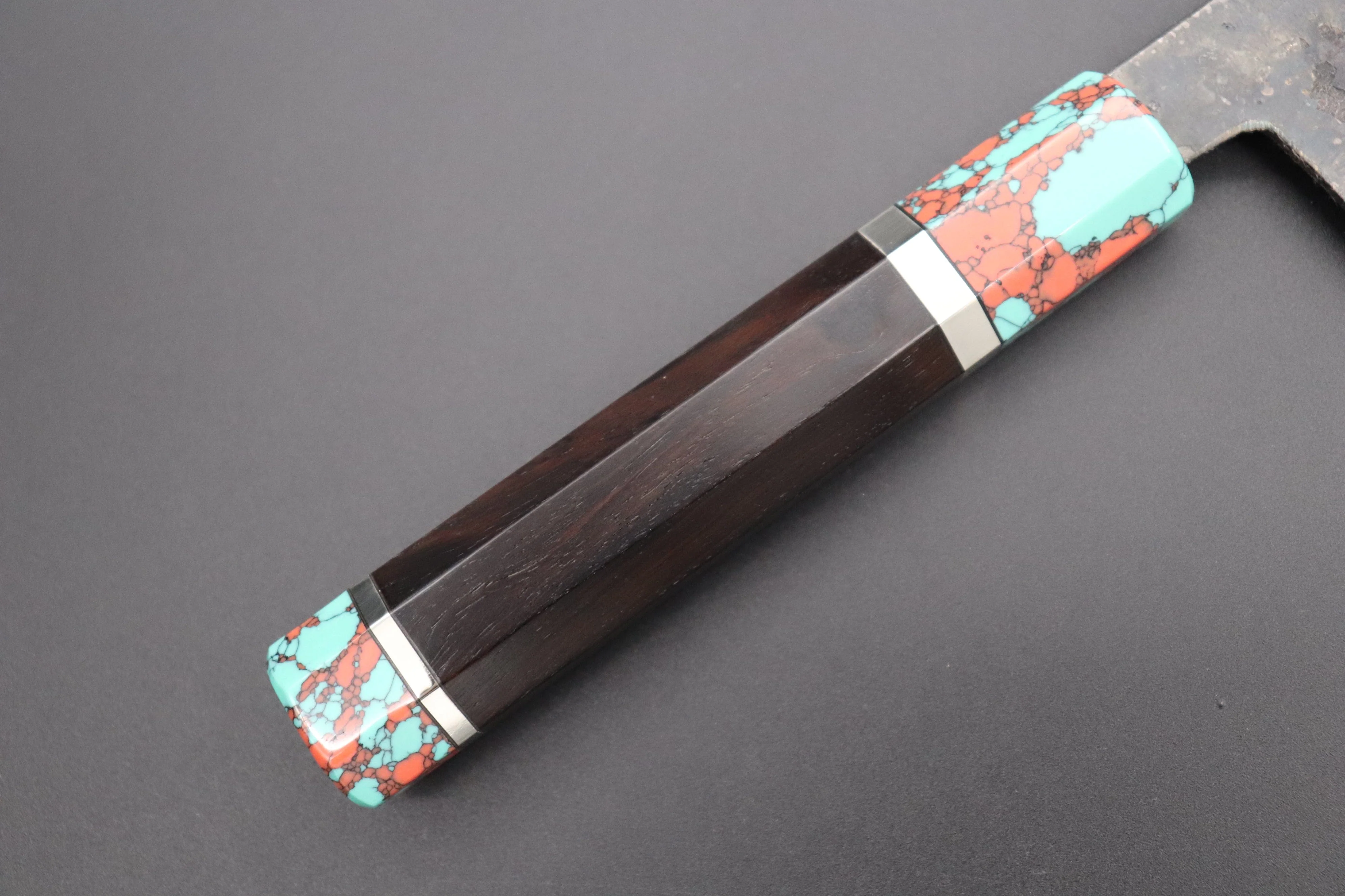 Shirou-Kunimitsu White Steel No.2 Kurouchi Series Special Edition SK-2SP43 Wa Santoku 180mm (7 Inch) - Image 7