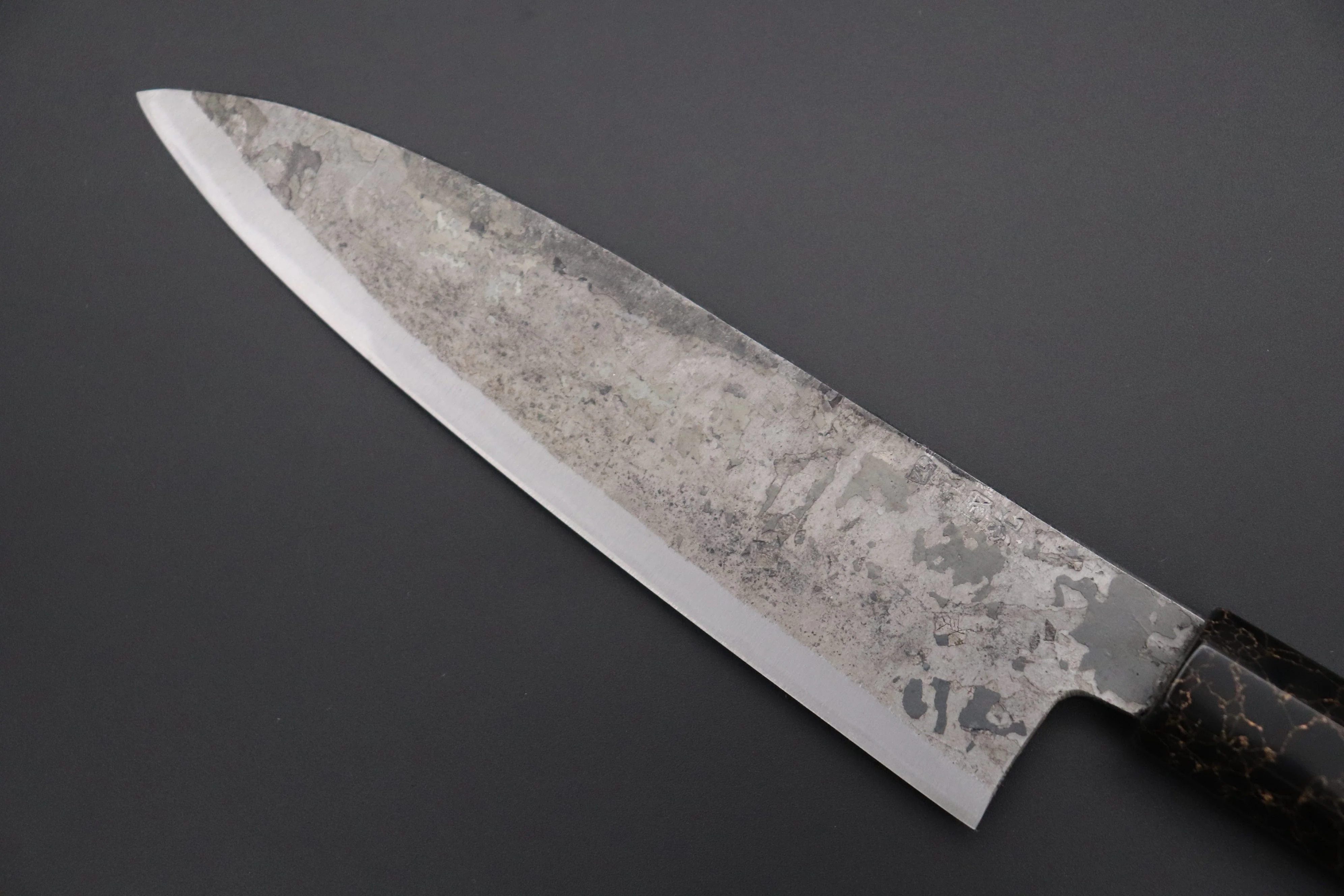 Shirou-Kunimitsu White Steel No.2 Kurouchi Series Special Edition SK-2SP48 Wa Santoku 180mm (7 Inch) - Image 2