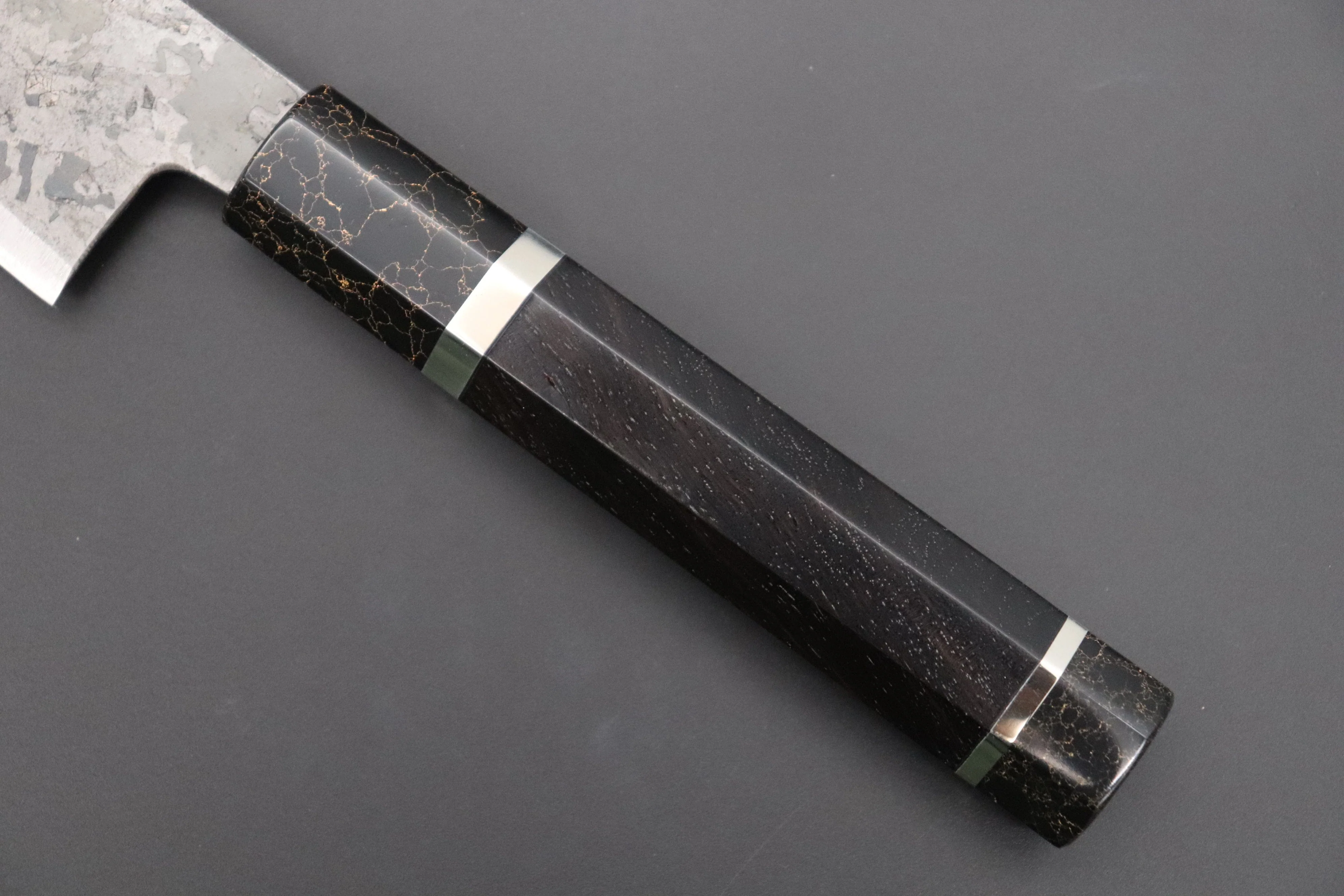 Shirou-Kunimitsu White Steel No.2 Kurouchi Series Special Edition SK-2SP48 Wa Santoku 180mm (7 Inch) - Image 3