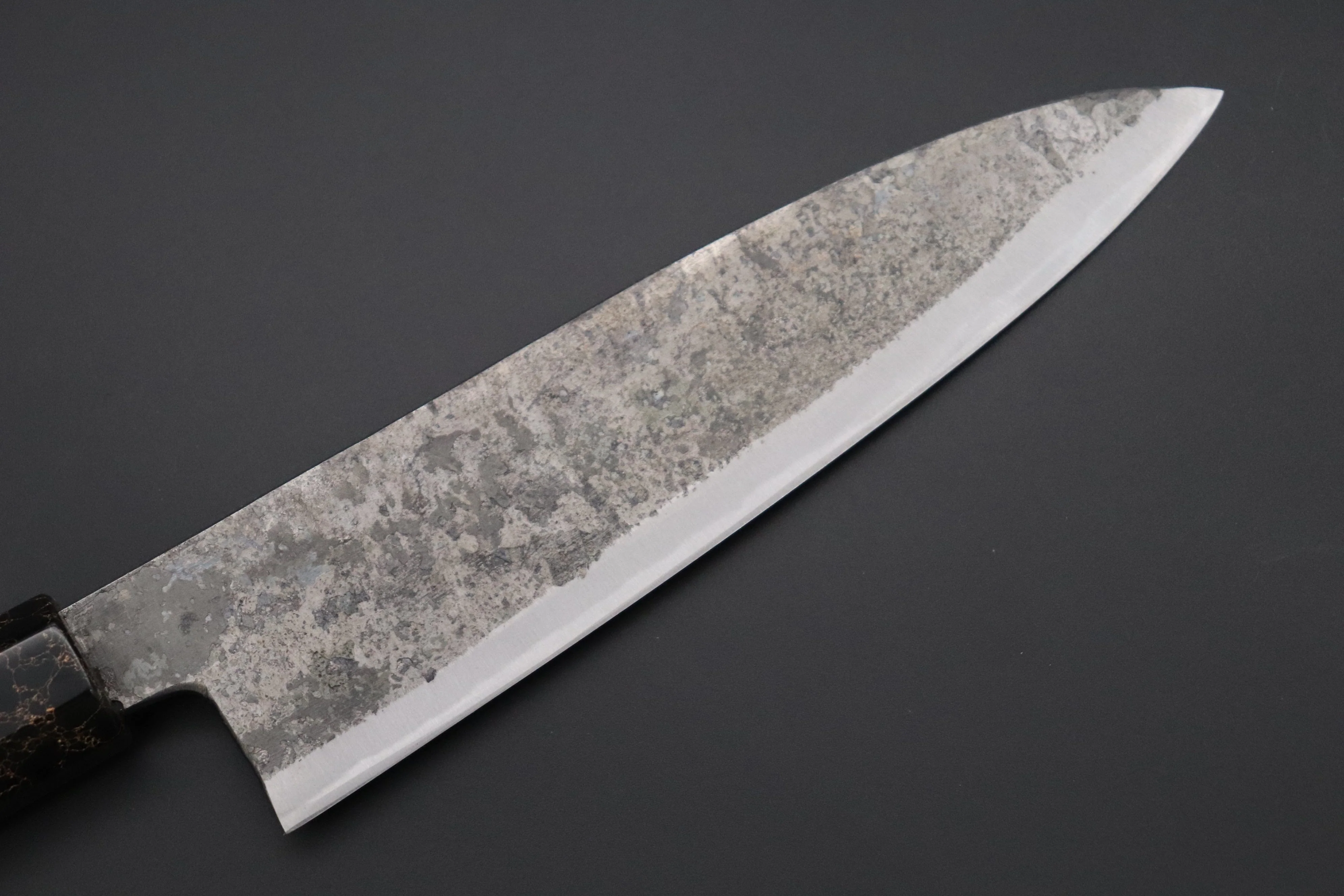 Shirou-Kunimitsu White Steel No.2 Kurouchi Series Special Edition SK-2SP48 Wa Santoku 180mm (7 Inch) - Image 6