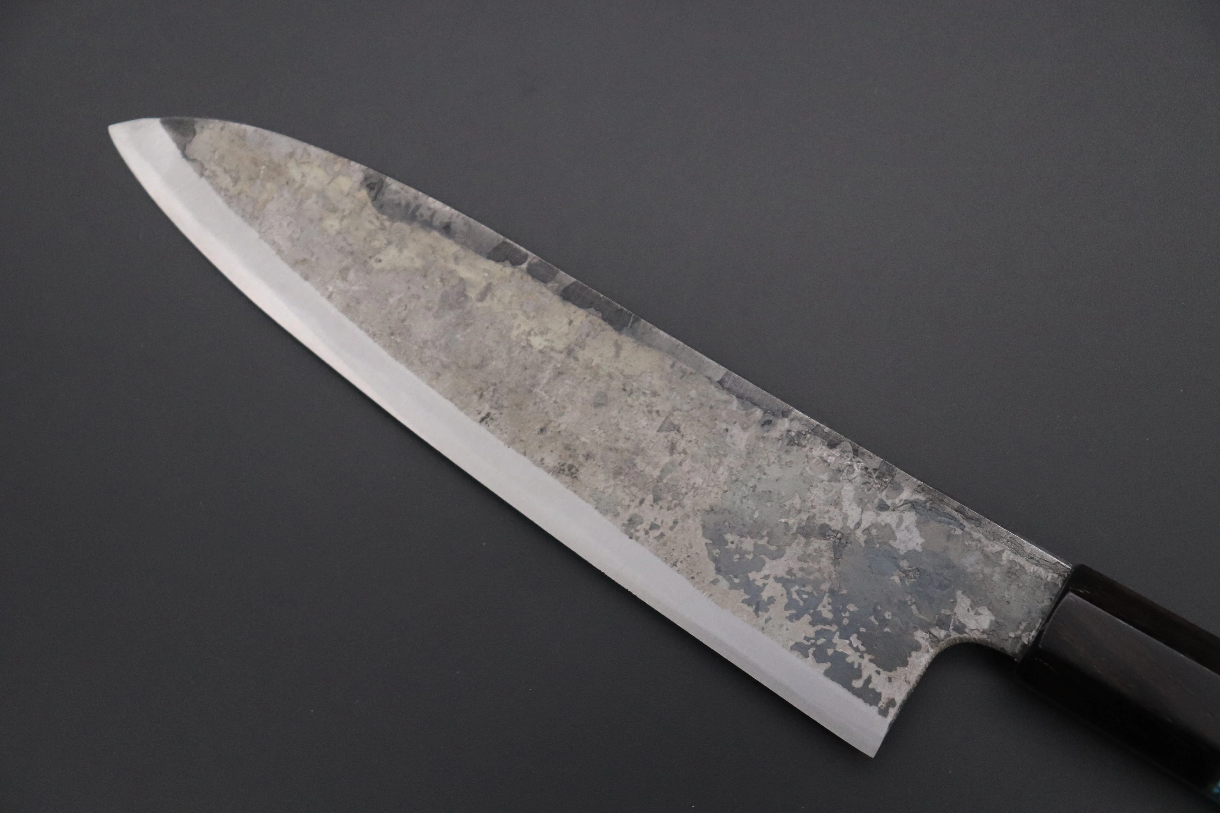Shirou-Kunimitsu White Steel No.2 Kurouchi Series Special Edition SK-2SP51 Wa Santoku 180mm (7 Inch) - Image 2