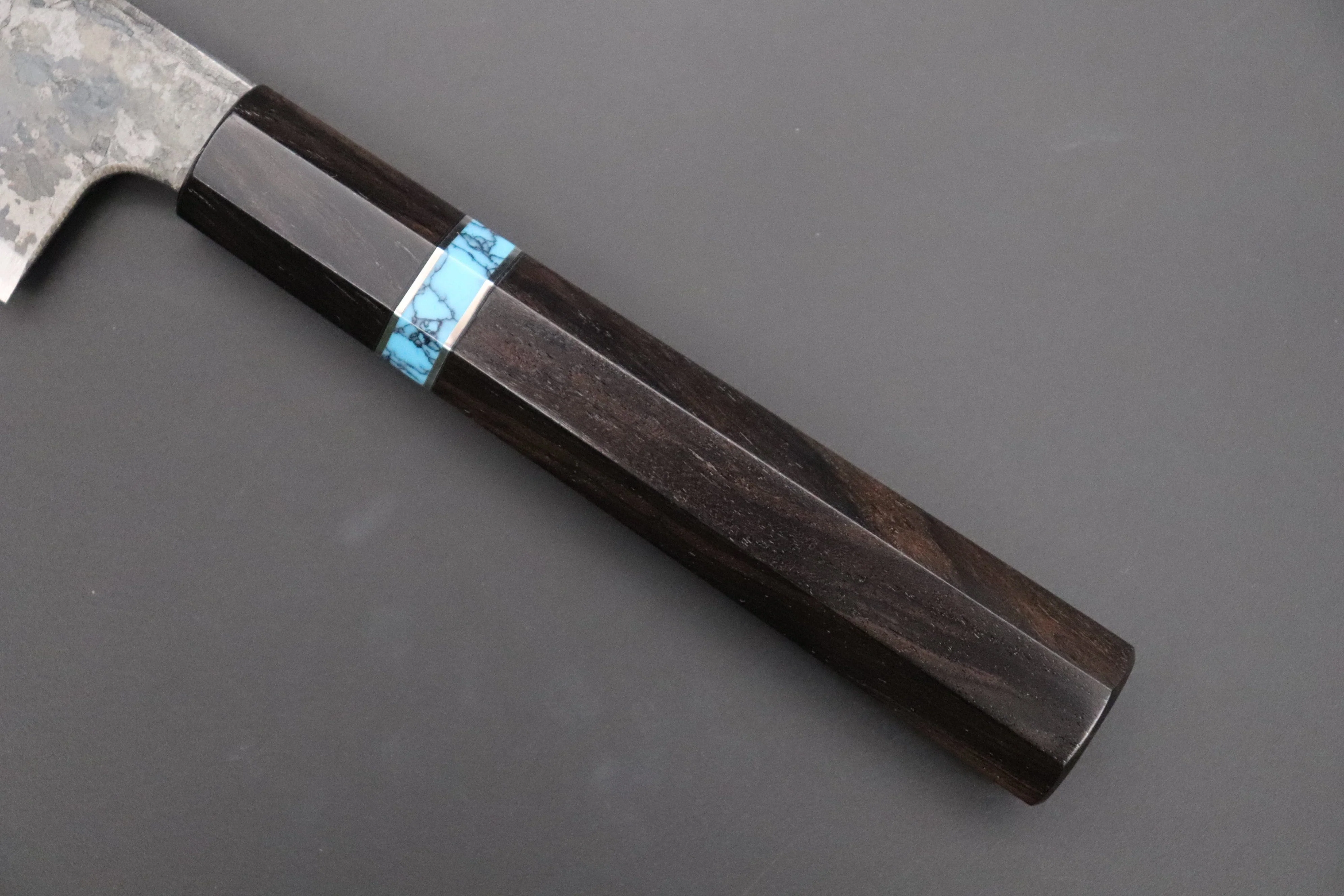 Shirou-Kunimitsu White Steel No.2 Kurouchi Series Special Edition SK-2SP51 Wa Santoku 180mm (7 Inch) - Image 3