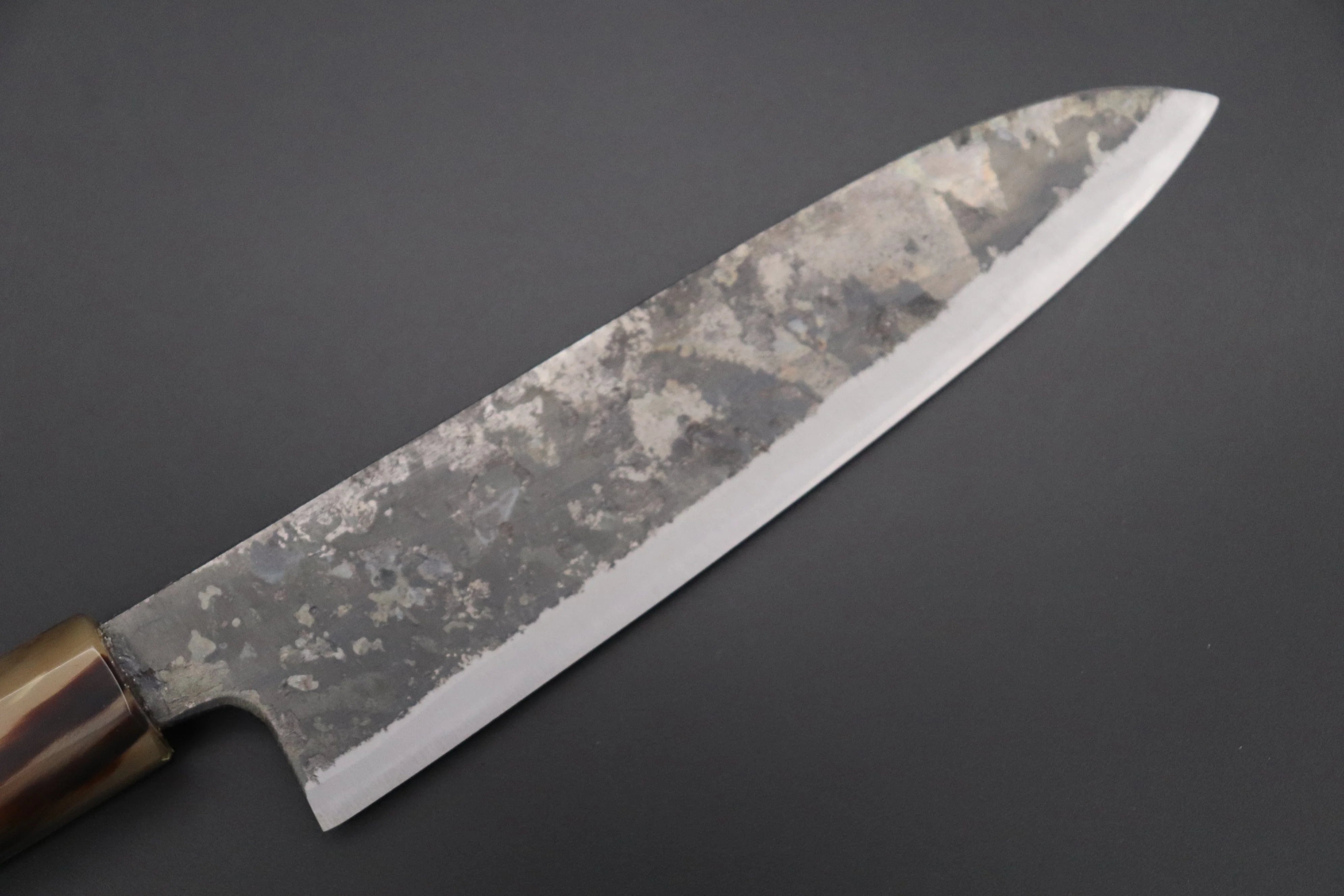 Shirou-Kunimitsu White Steel No.2 Kurouchi Series Special Edition SK-2SP53 Wa Santoku 180mm (7 Inch) - Image 6