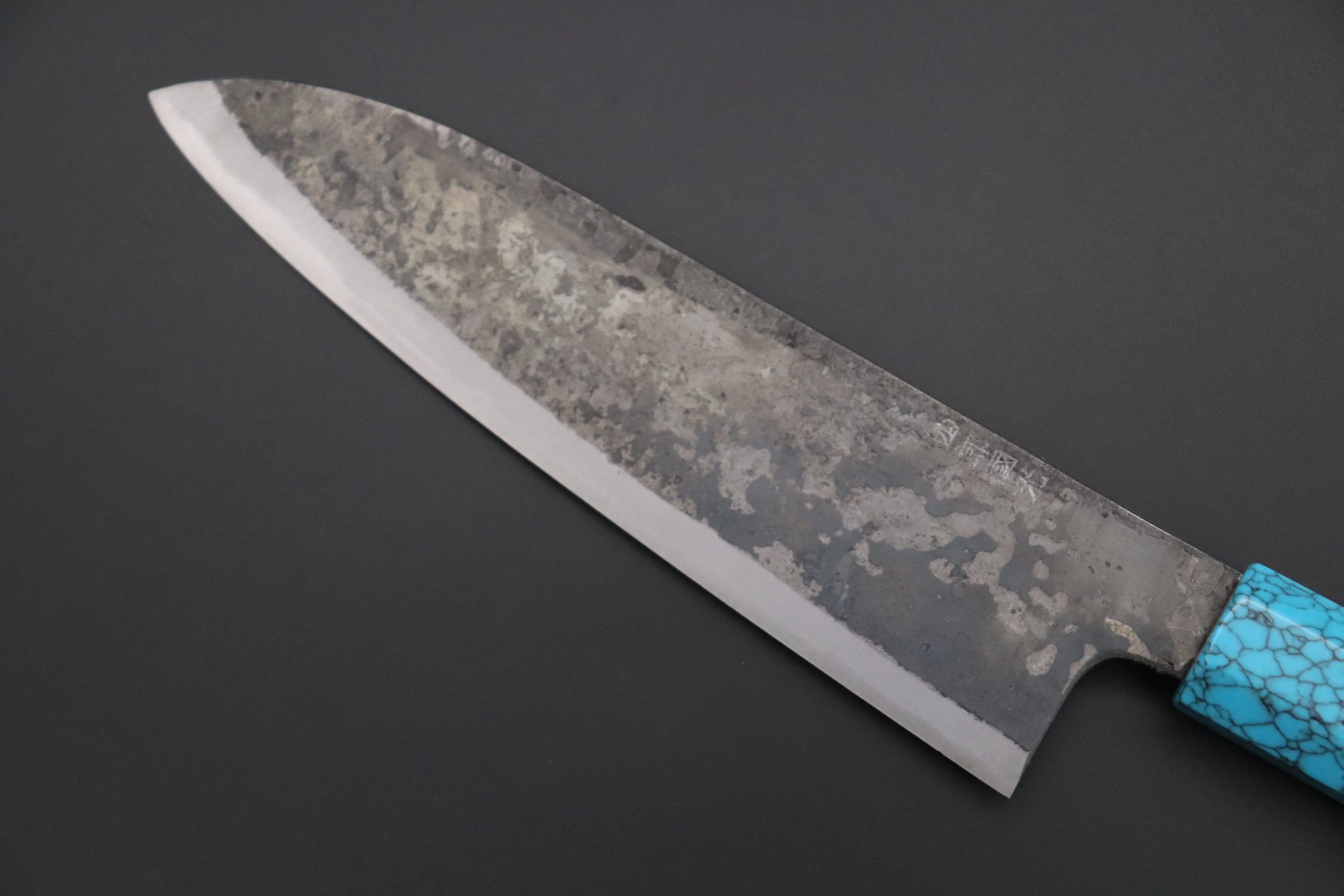 Shirou-Kunimitsu White Steel No.2 Kurouchi Series Special Edition SK-2SP55 Wa Santoku 180mm (7 Inch) - Image 2