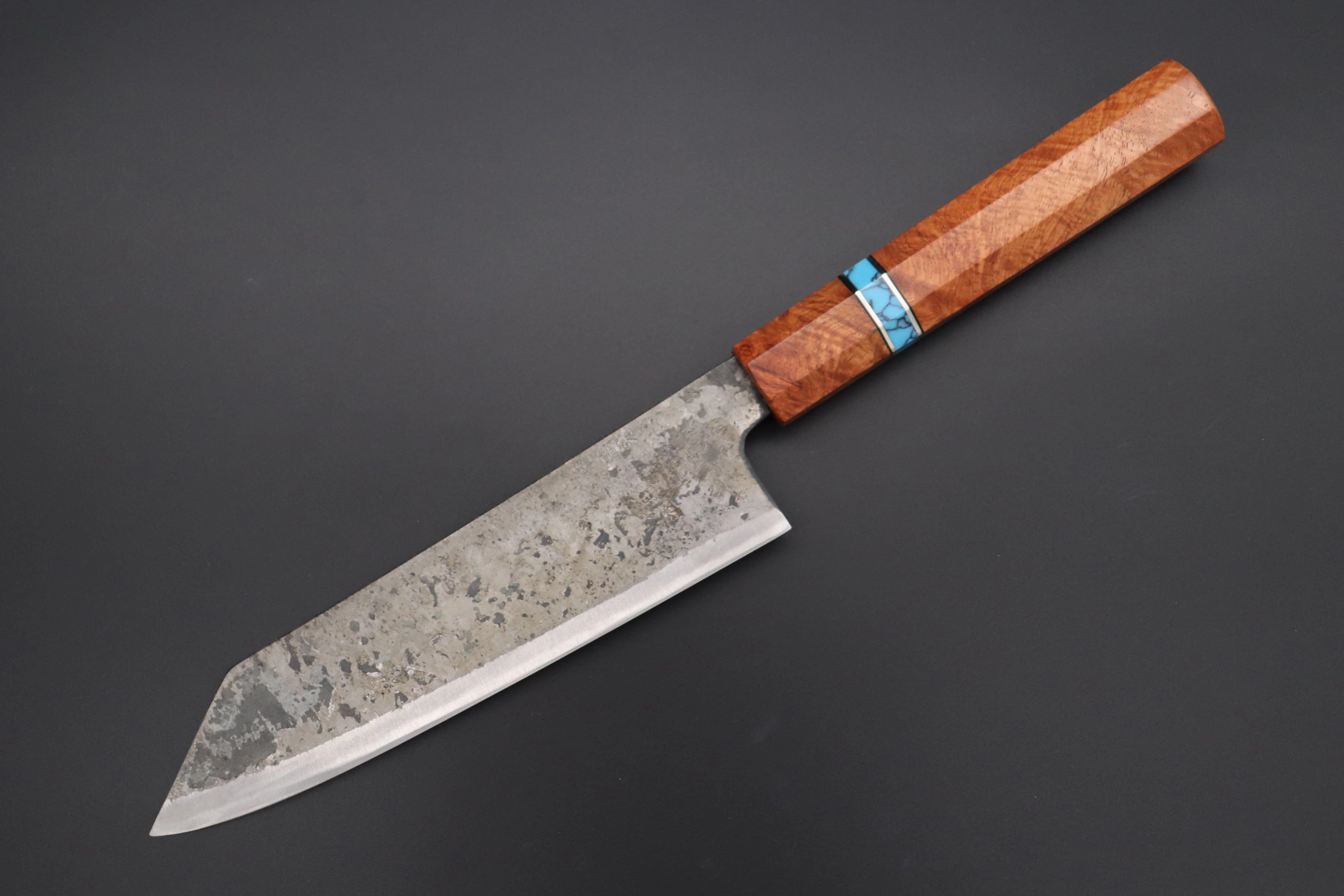 Shirou-Kunimitsu White Steel No.2 Kurouchi Series Special Edition SK-4SP50 Bunka 190mm (7.4 Inch)
